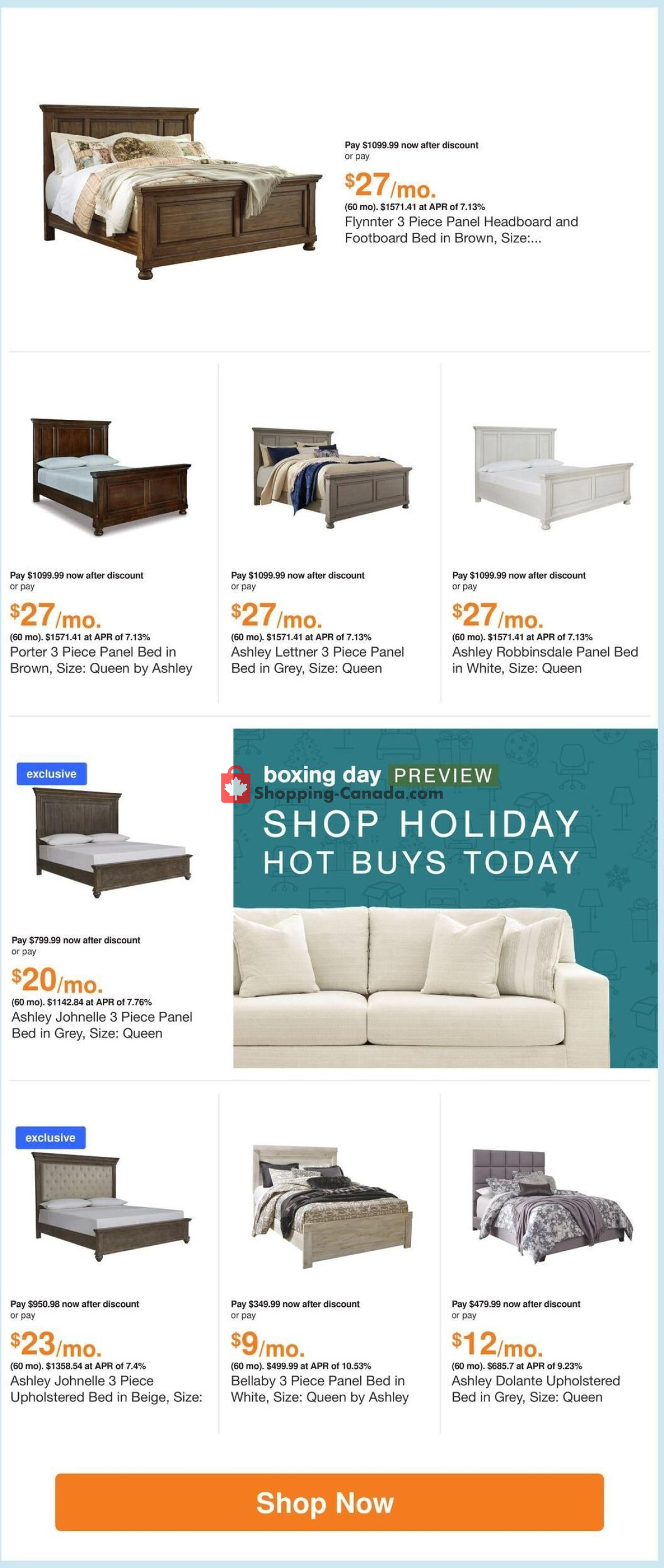 ASHLEY HOMESTORE flyer from Tuesday December 12, 2023 to Friday December 22, 2023 - page 2