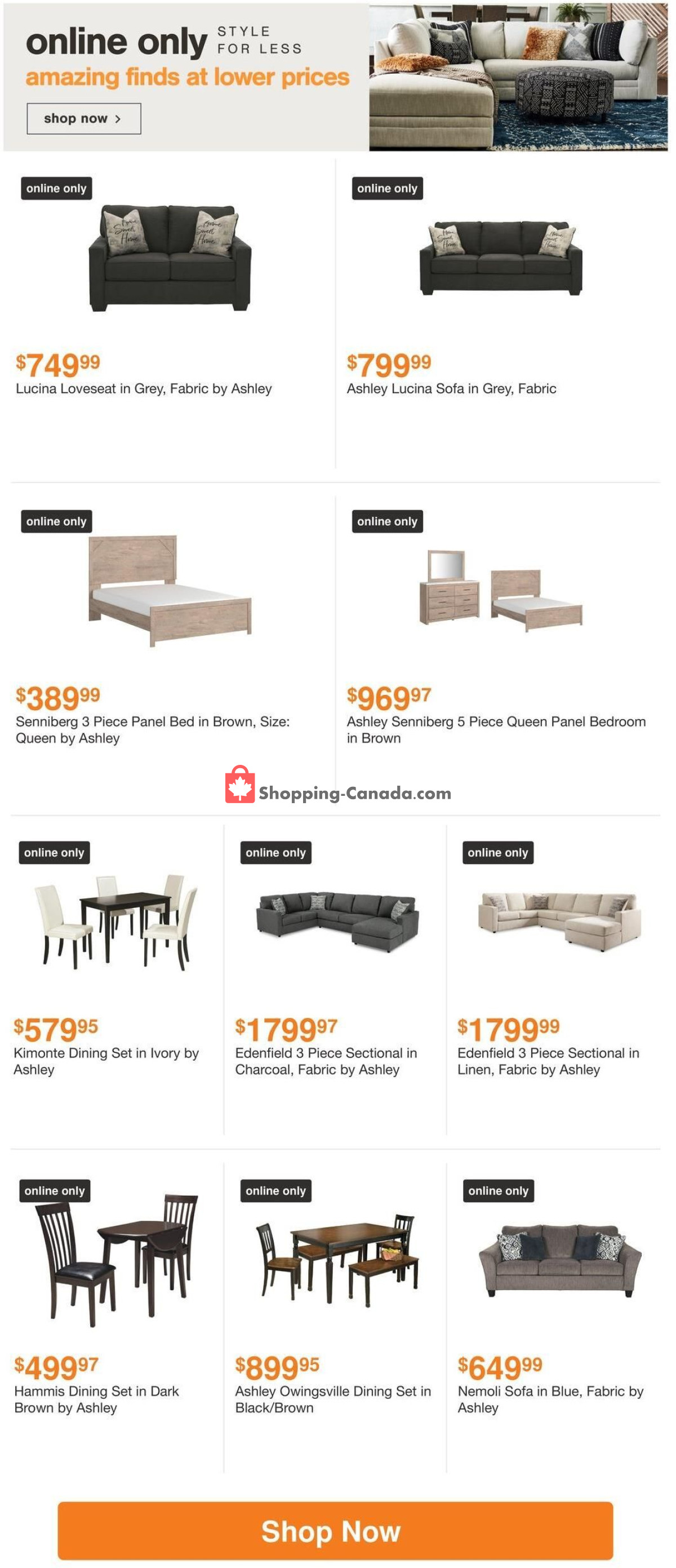 ASHLEY HOMESTORE flyer from Tuesday December 12, 2023 to Friday December 22, 2023 - page 5
