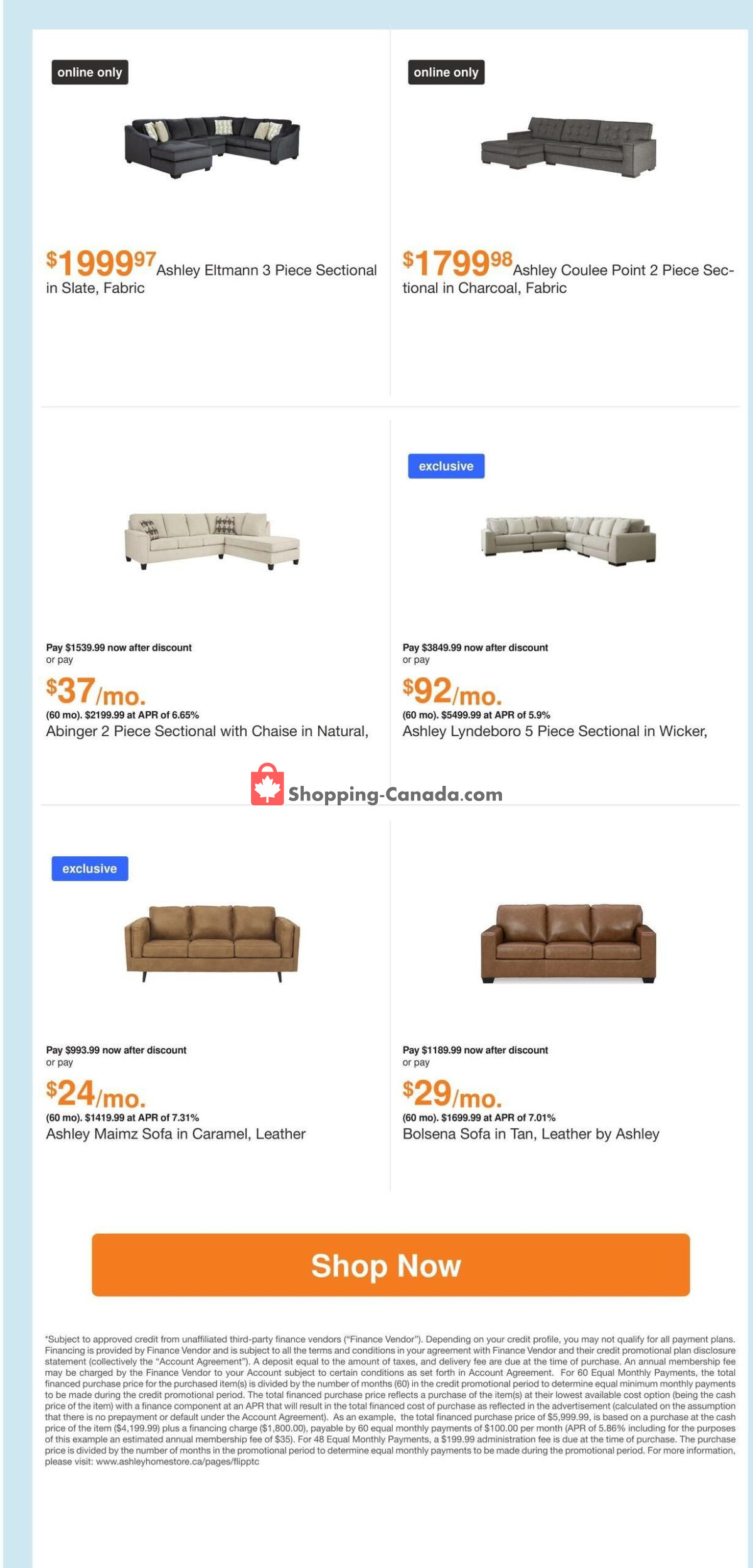 ASHLEY HOMESTORE flyer from Tuesday December 12, 2023 to Friday December 22, 2023 - page 6