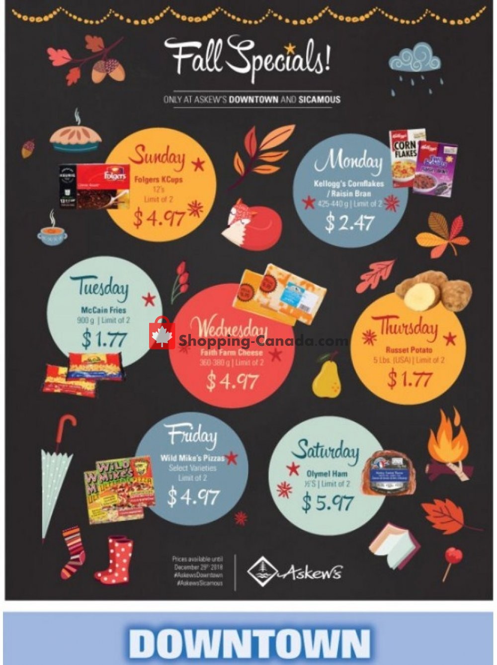 Askews Foods flyer from Sunday October 7, 2018 to Saturday October 13, 2018 - page 1