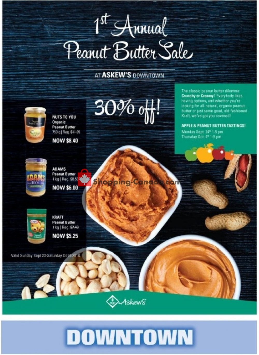 Askews Foods flyer from Sunday September 30, 2018 to Saturday October 6, 2018 - page 1