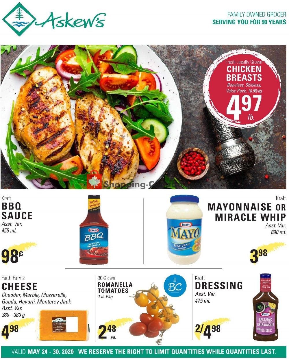 Askews Foods flyer from Sunday May 24, 2020 to Saturday May 30, 2020 - page 1