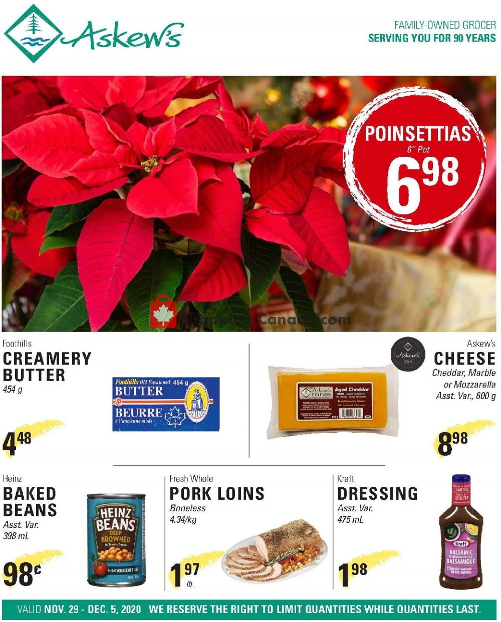 Askews Foods Canada, flyer (Special Deals) November 29 December 5