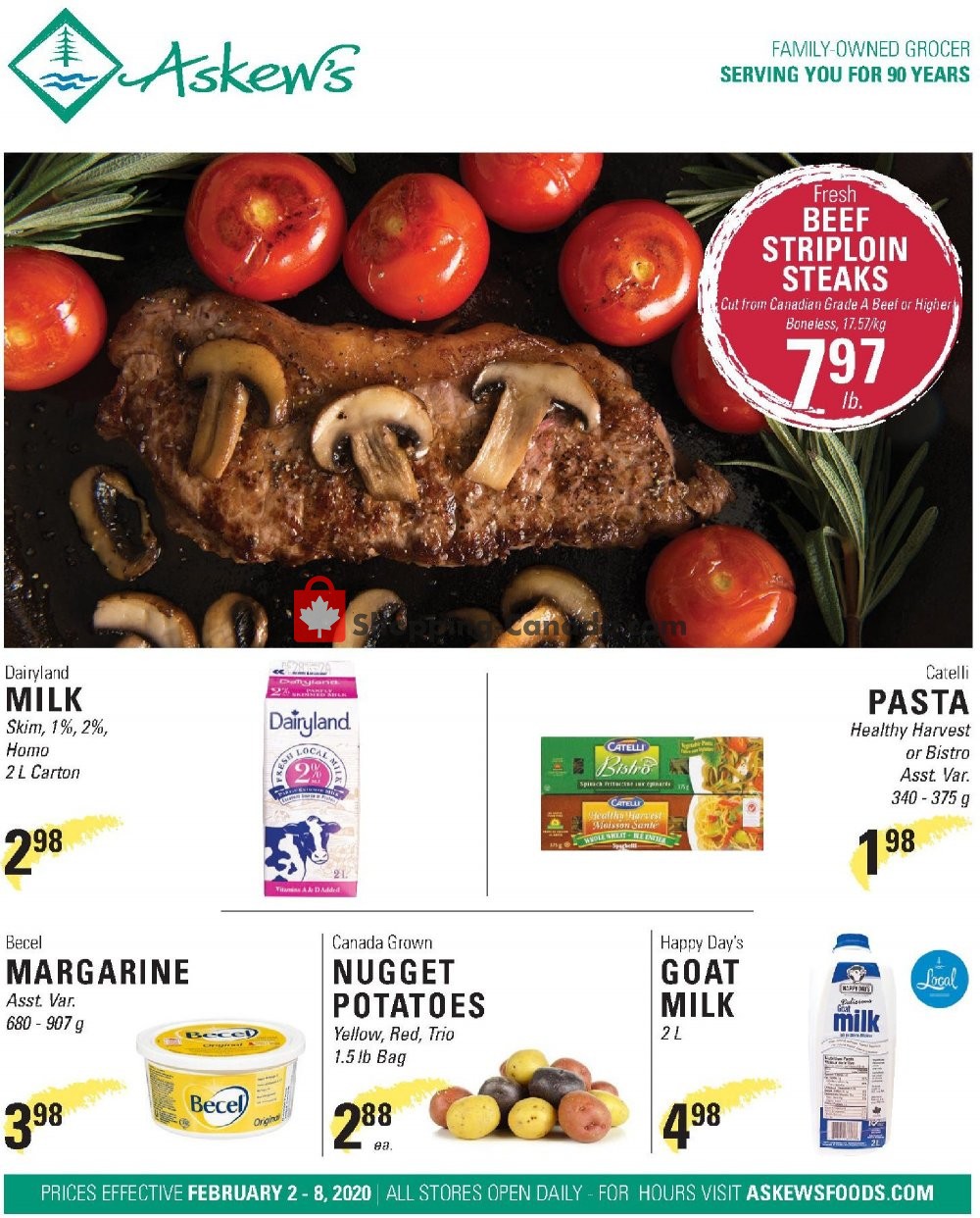 Askews Foods flyer from Sunday February 2, 2020 to Saturday February 8, 2020 - page 1