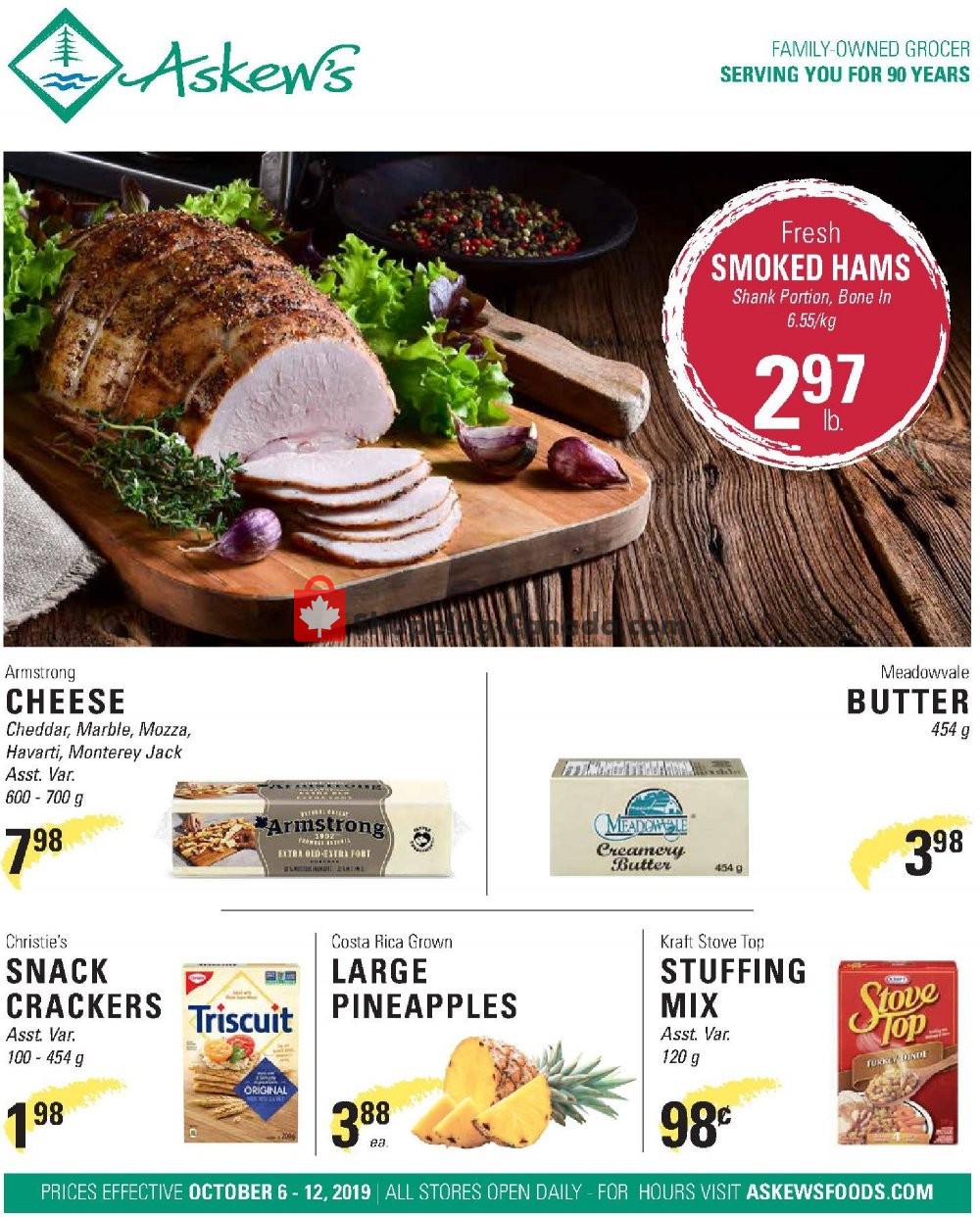 Askews Foods flyer from Sunday October 6, 2019 to Saturday October 12, 2019 - page 1