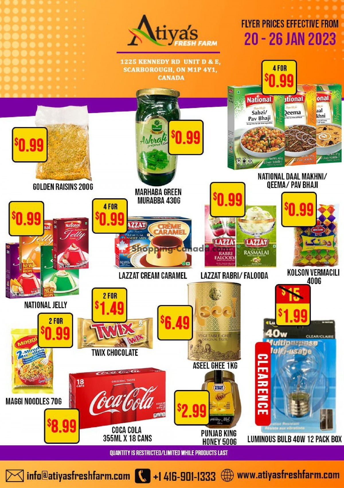 Atiya's Fresh Farm flyer from Friday January 20, 2023 to Thursday January 26, 2023 - page 2