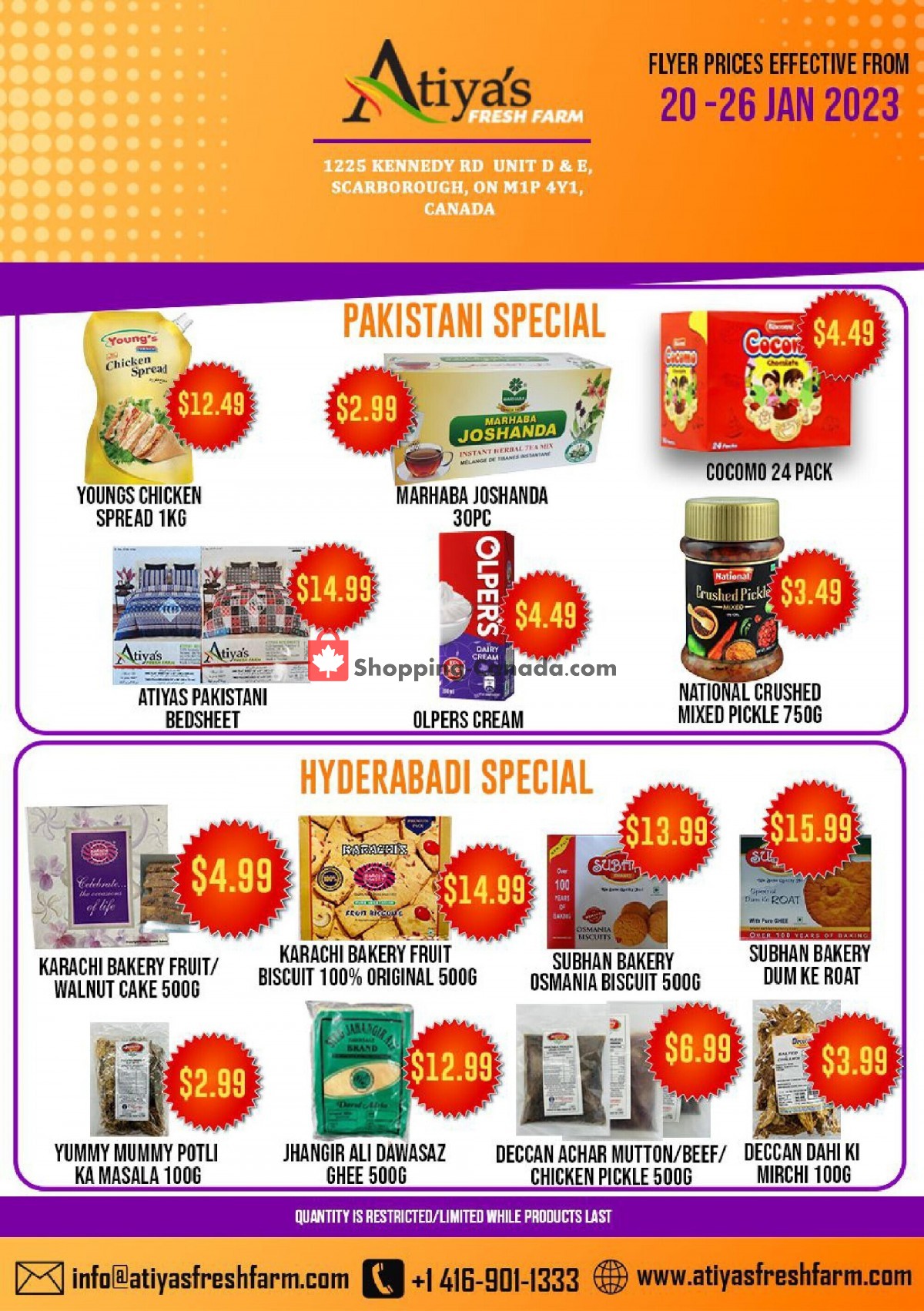 Atiya's Fresh Farm flyer from Friday January 20, 2023 to Thursday January 26, 2023 - page 3