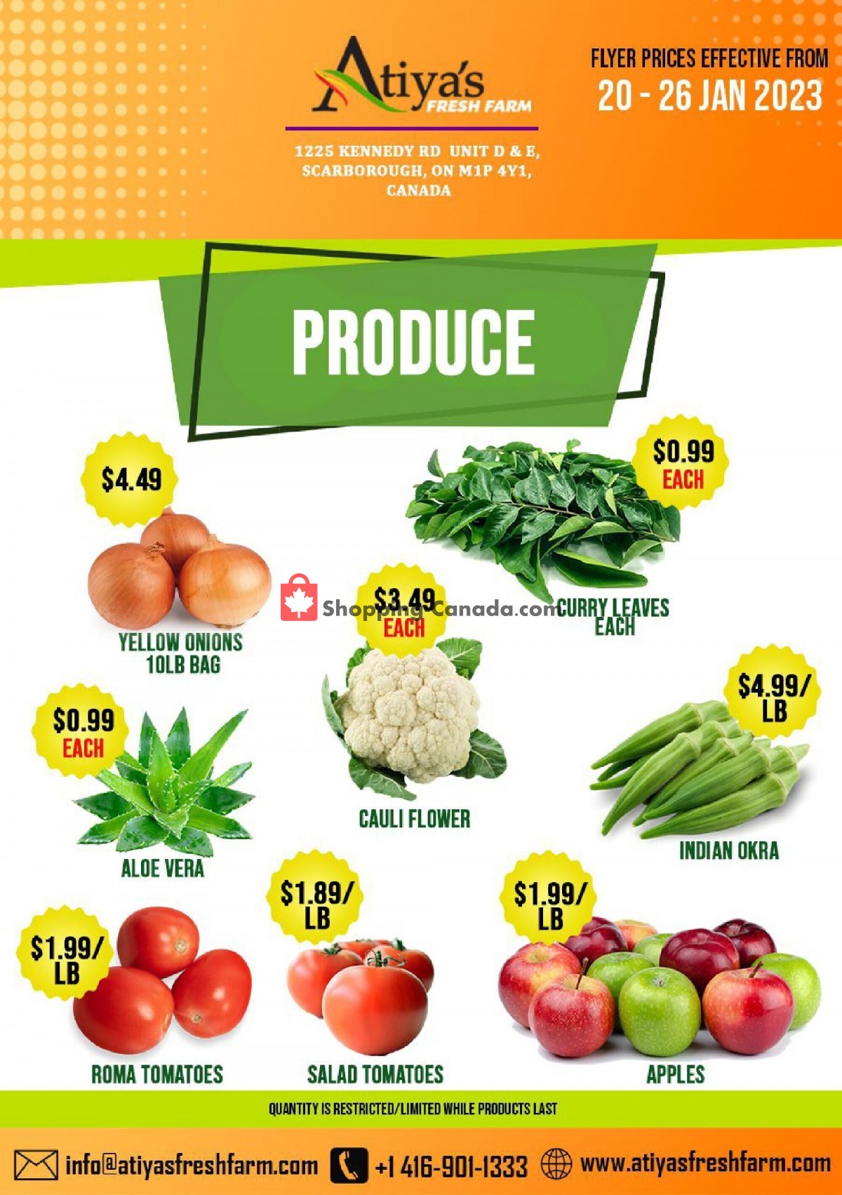 Atiya's Fresh Farm flyer from Friday January 20, 2023 to Thursday January 26, 2023 - page 6