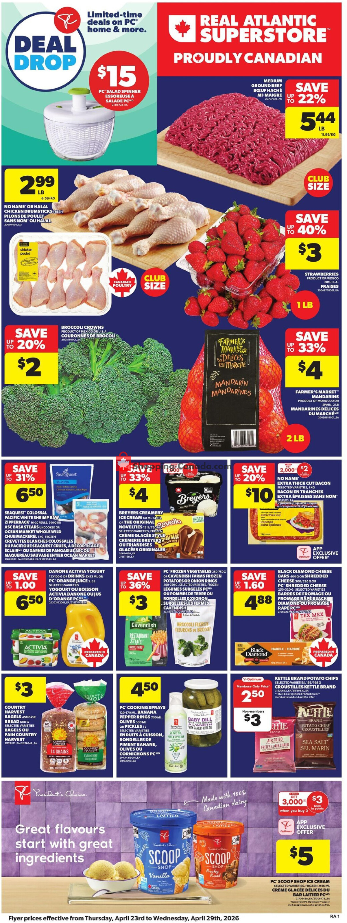 Atlantic Superstore flyer from Thursday April 23, 2026 to Wednesday April 29, 2026 - page 3