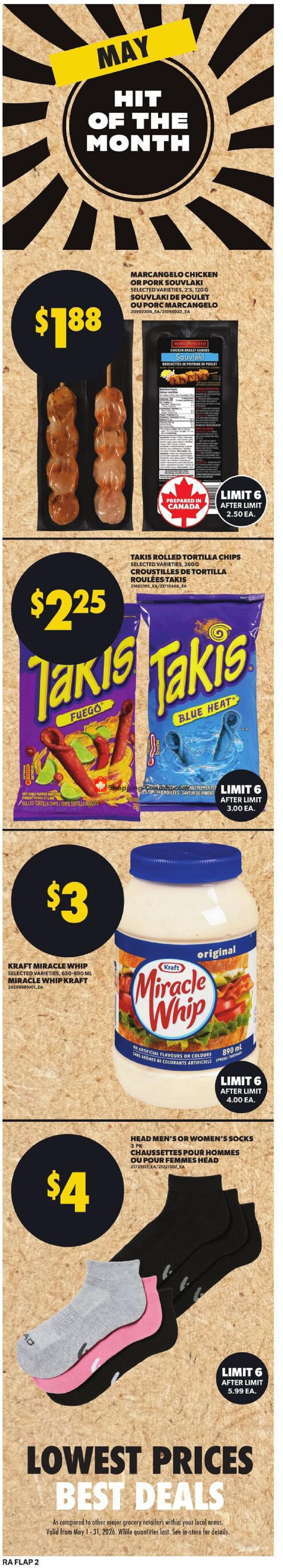 Atlantic Superstore flyer from Thursday April 30, 2026 to Wednesday May 6, 2026 - page 2