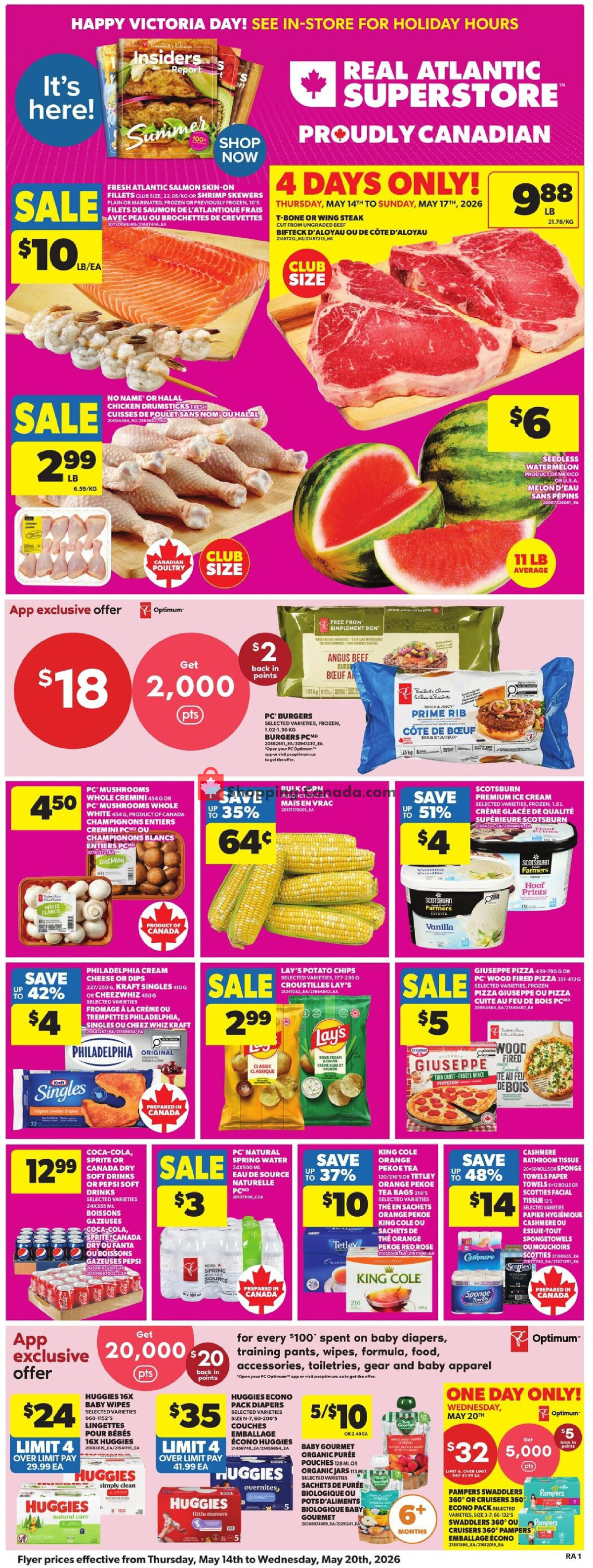 Atlantic Superstore flyer from Thursday May 14, 2026 to Wednesday May 20, 2026 - page 3