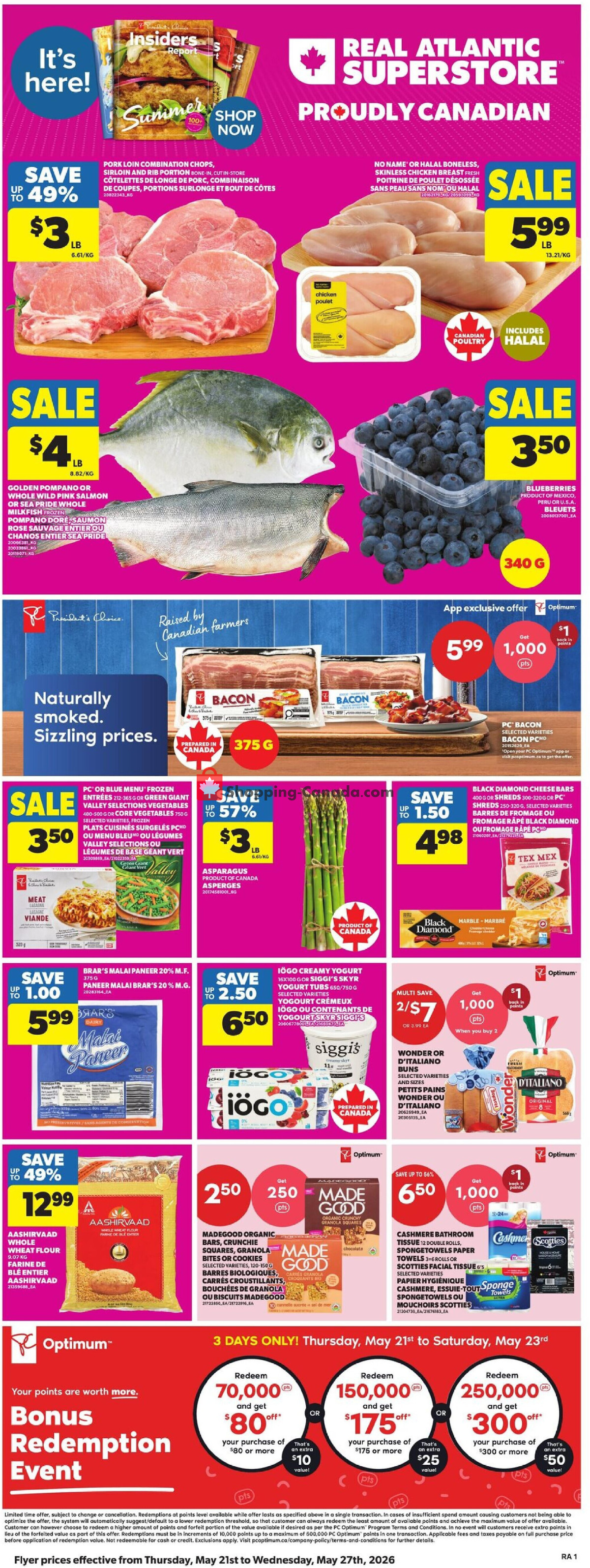 Atlantic Superstore flyer from Thursday May 21, 2026 to Wednesday May 27, 2026 - page 3