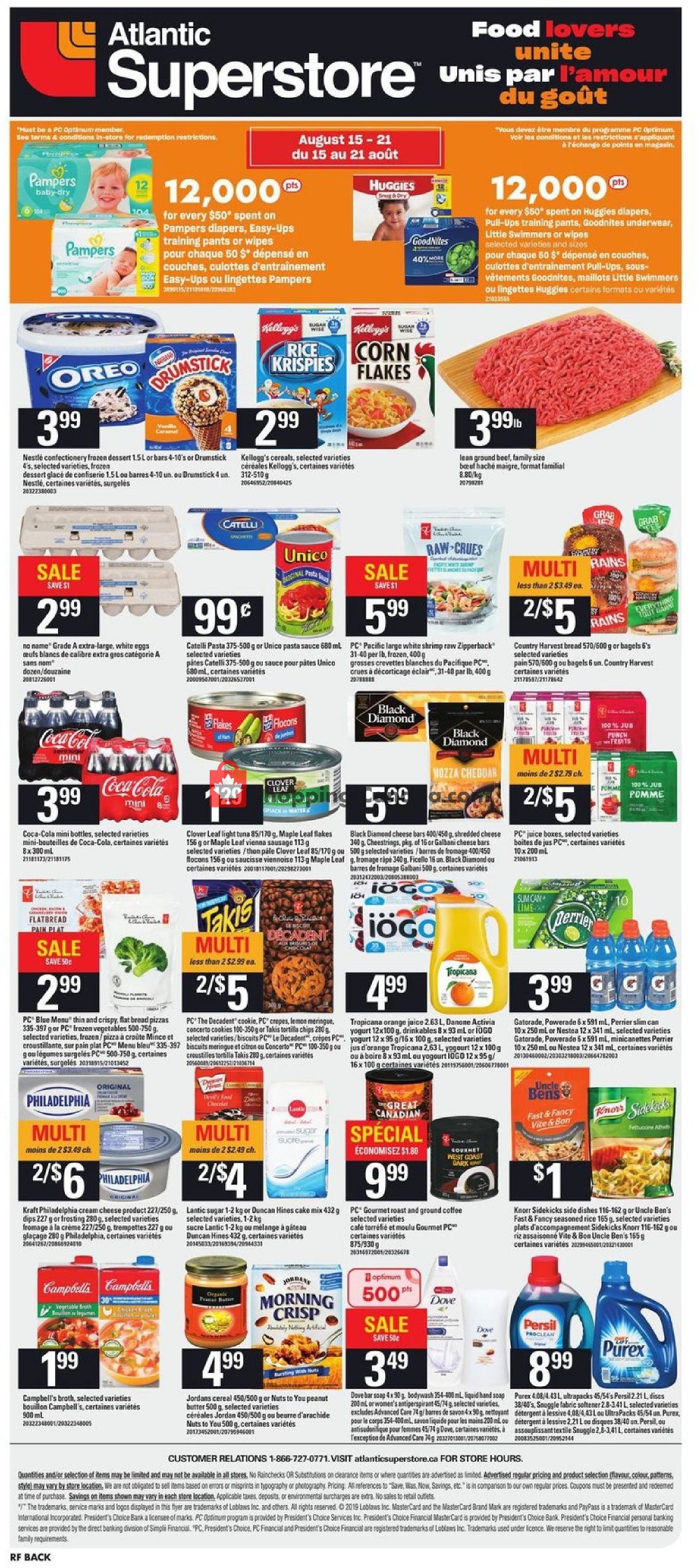 Atlantic Superstore flyer from Thursday August 15, 2019 to Wednesday August 21, 2019 - page 19