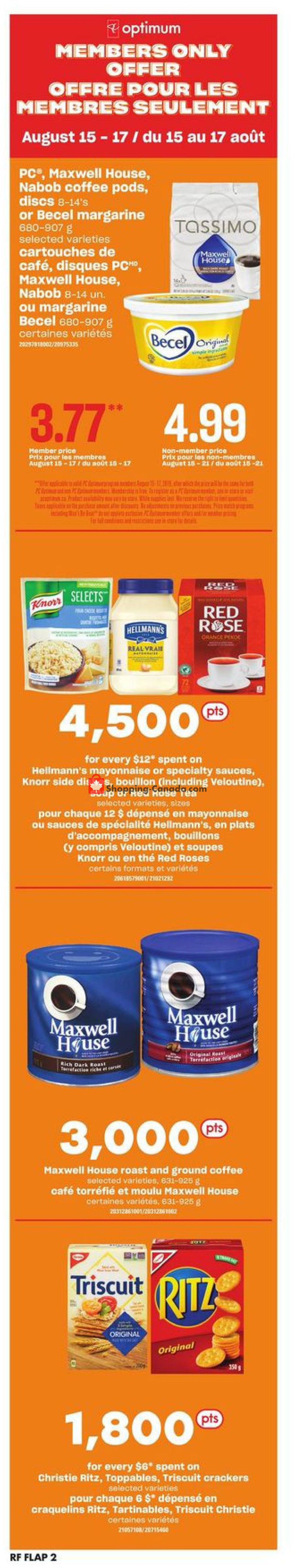 Atlantic Superstore flyer from Thursday August 15, 2019 to Wednesday August 21, 2019 - page 2