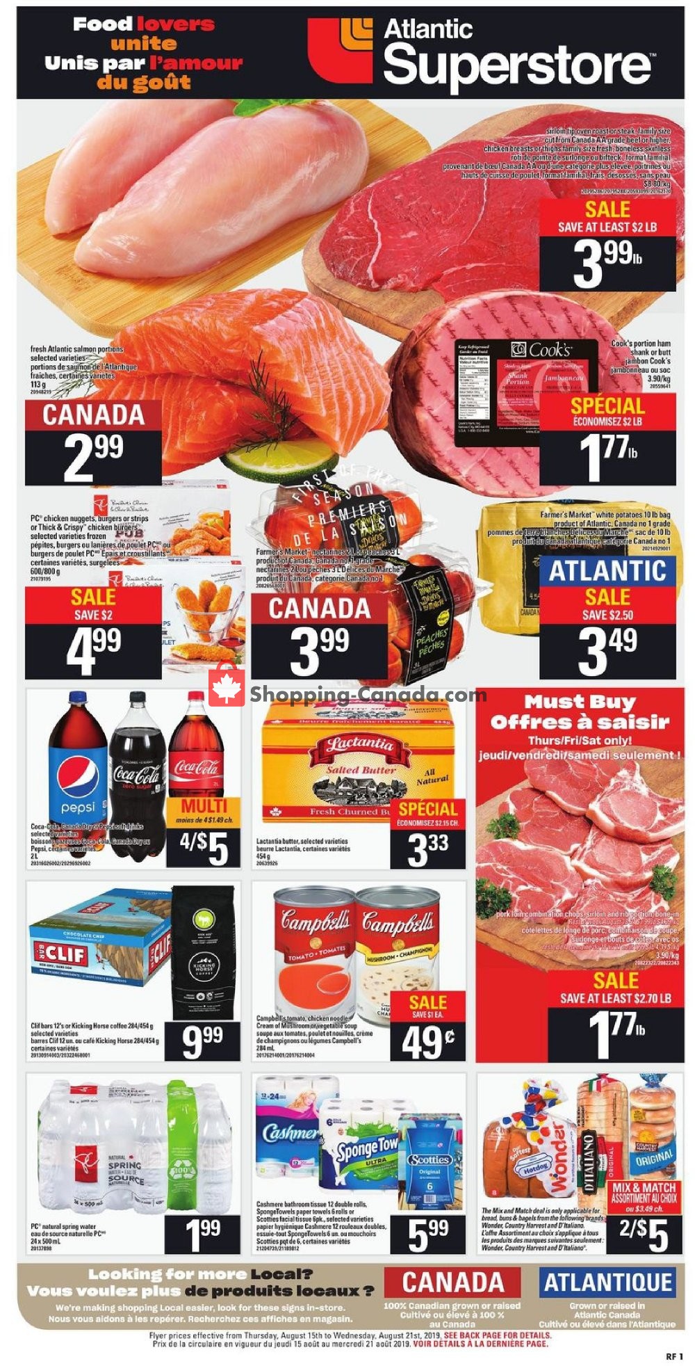 Atlantic Superstore flyer from Thursday August 15, 2019 to Wednesday August 21, 2019 - page 3