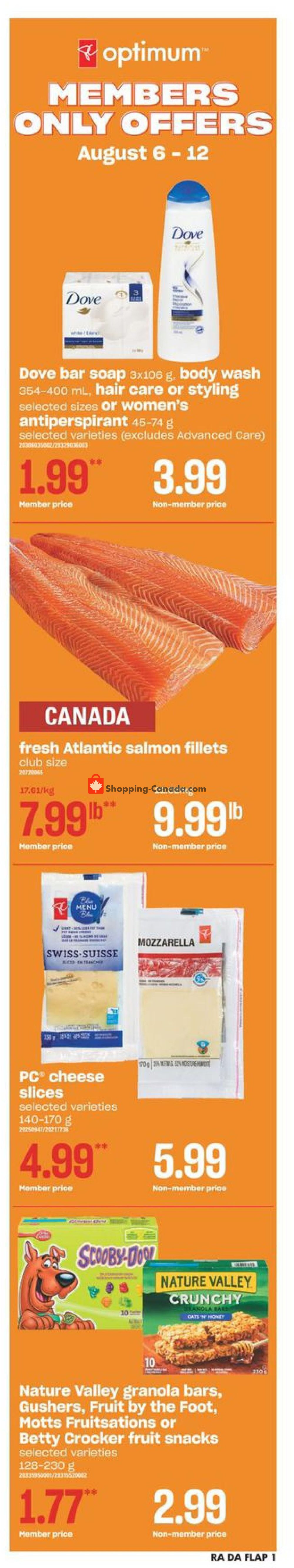 Atlantic Superstore flyer from Thursday August 6, 2020 to Wednesday August 12, 2020 - page 1