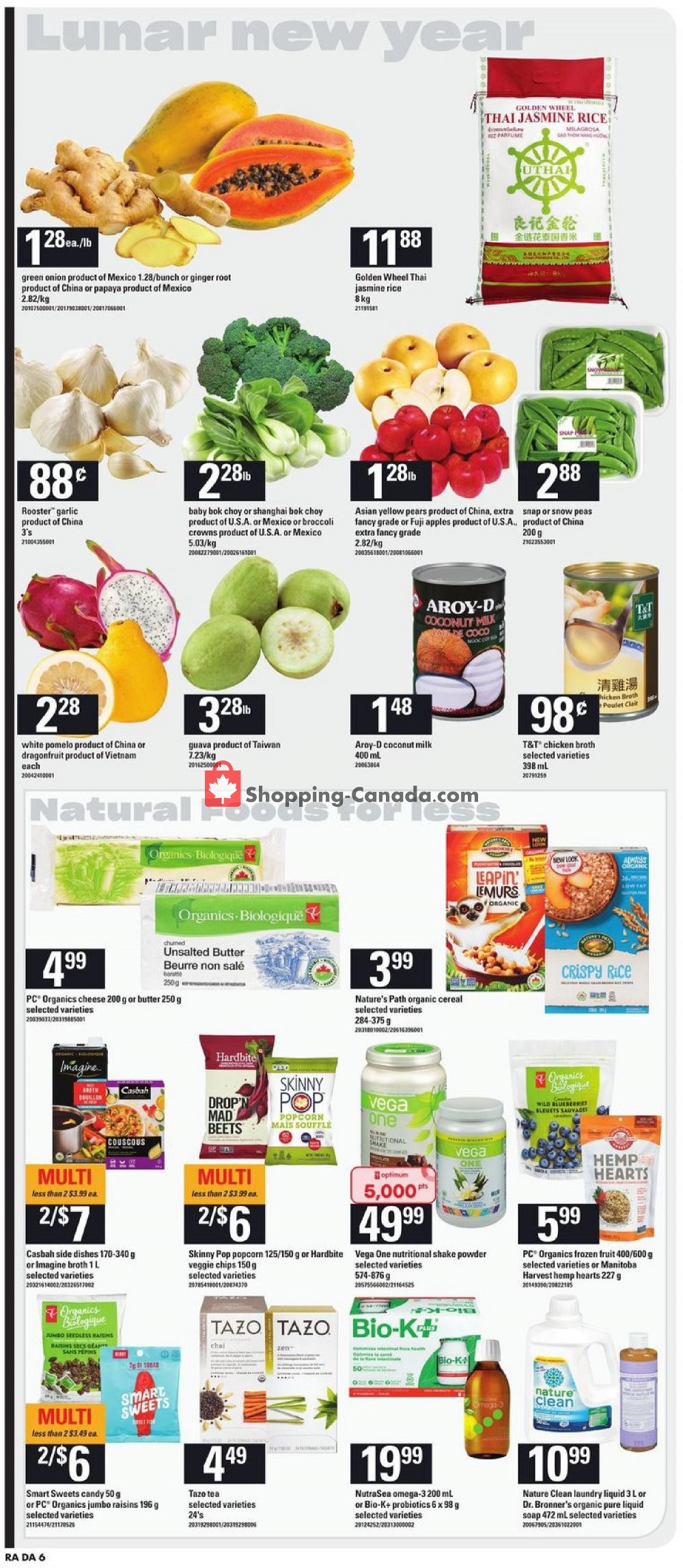 Atlantic Superstore flyer from Thursday January 16, 2020 to Wednesday January 22, 2020 - page 6