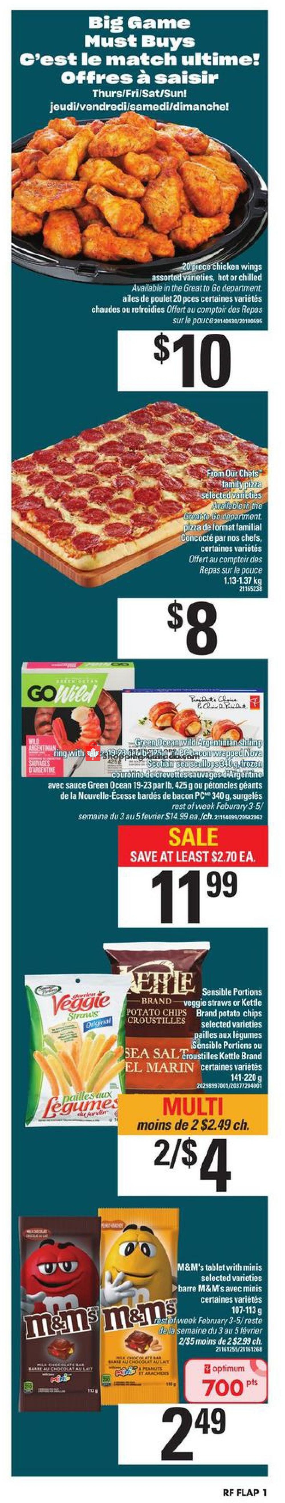 Atlantic Superstore flyer from Thursday January 30, 2020 to Wednesday February 5, 2020 - page 1