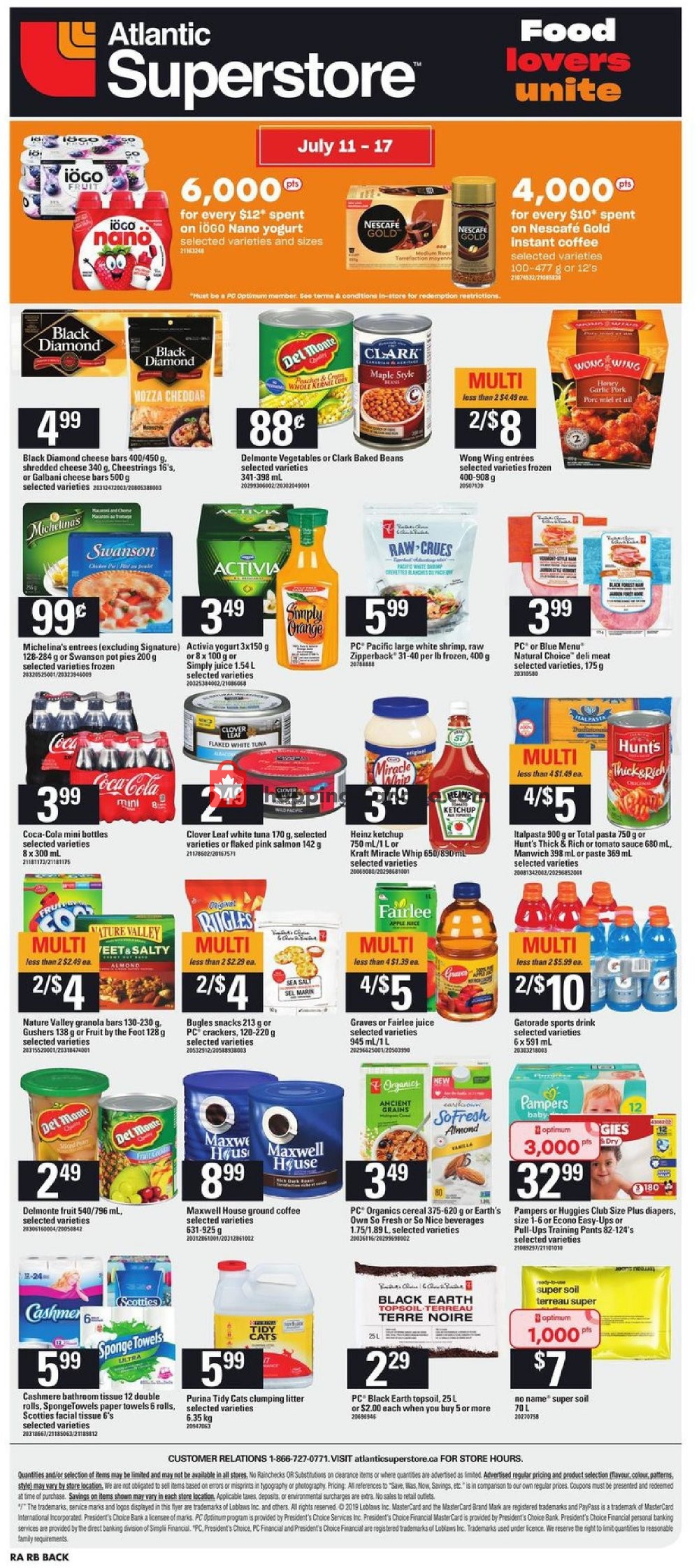 Atlantic Superstore flyer from Thursday July 11, 2019 to Wednesday July 17, 2019 - page 14