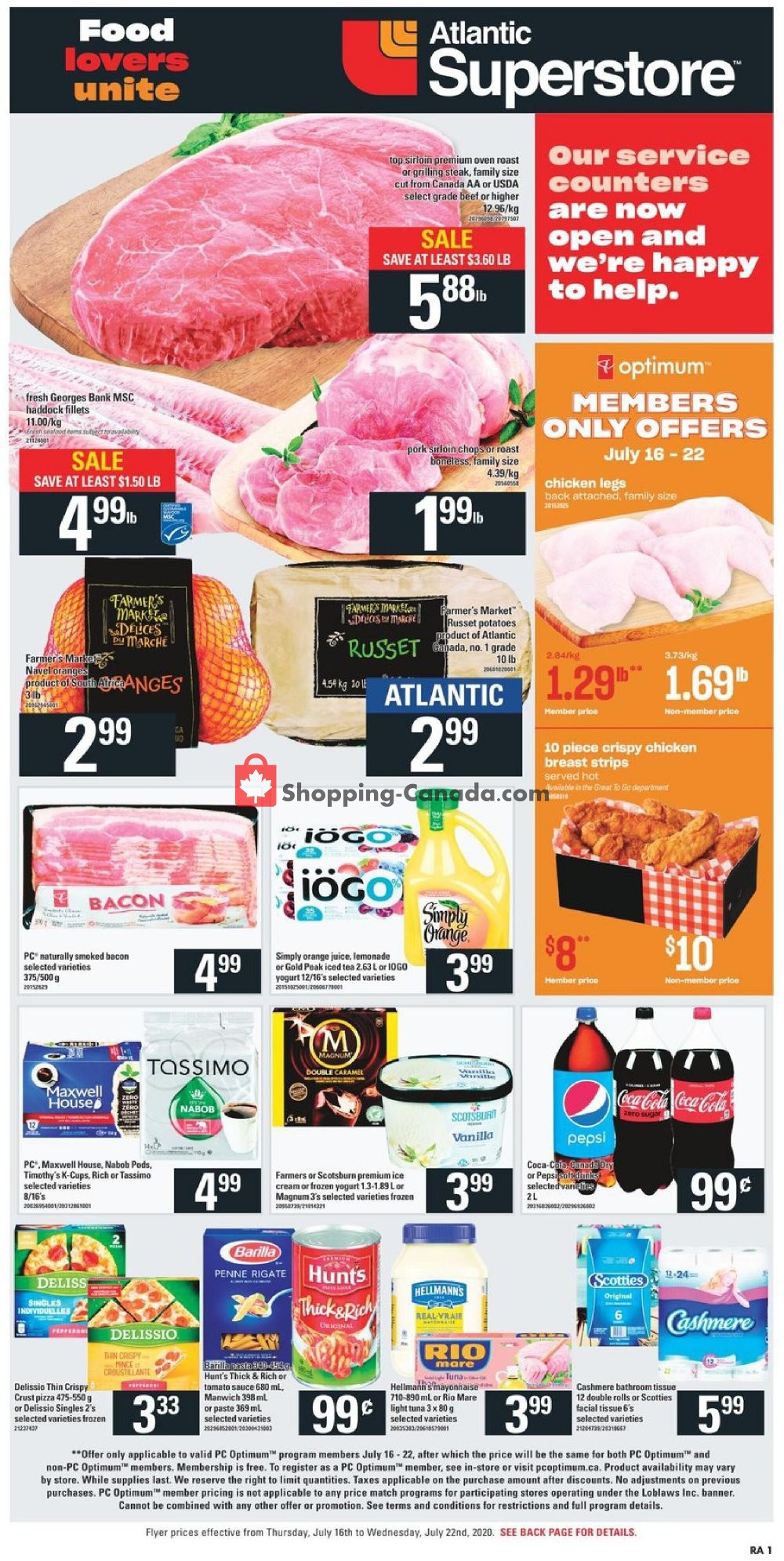 Atlantic Superstore flyer from Thursday July 16, 2020 to Wednesday July 22, 2020 - page 3