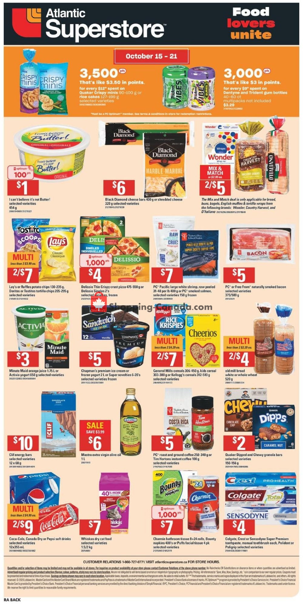 Atlantic Superstore flyer from Thursday October 15, 2020 to Wednesday October 21, 2020 - page 2