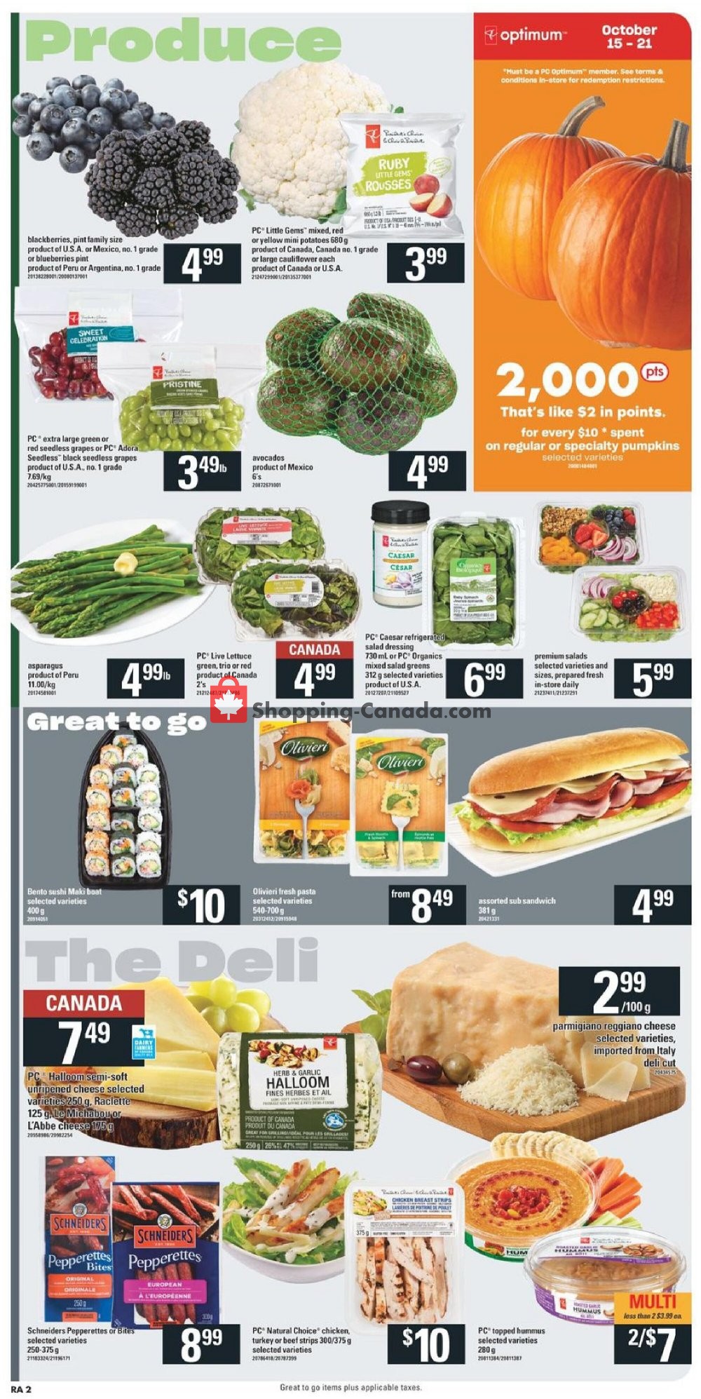 Atlantic Superstore flyer from Thursday October 15, 2020 to Wednesday October 21, 2020 - page 3