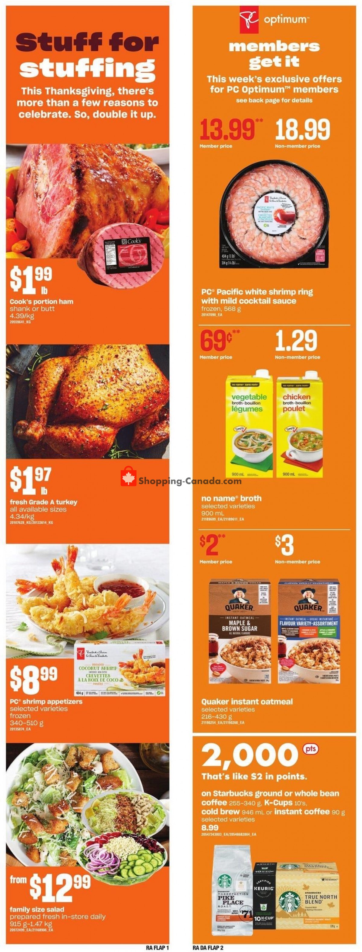 Atlantic Superstore flyer from Thursday October 7, 2021 to Wednesday October 13, 2021 - page 1