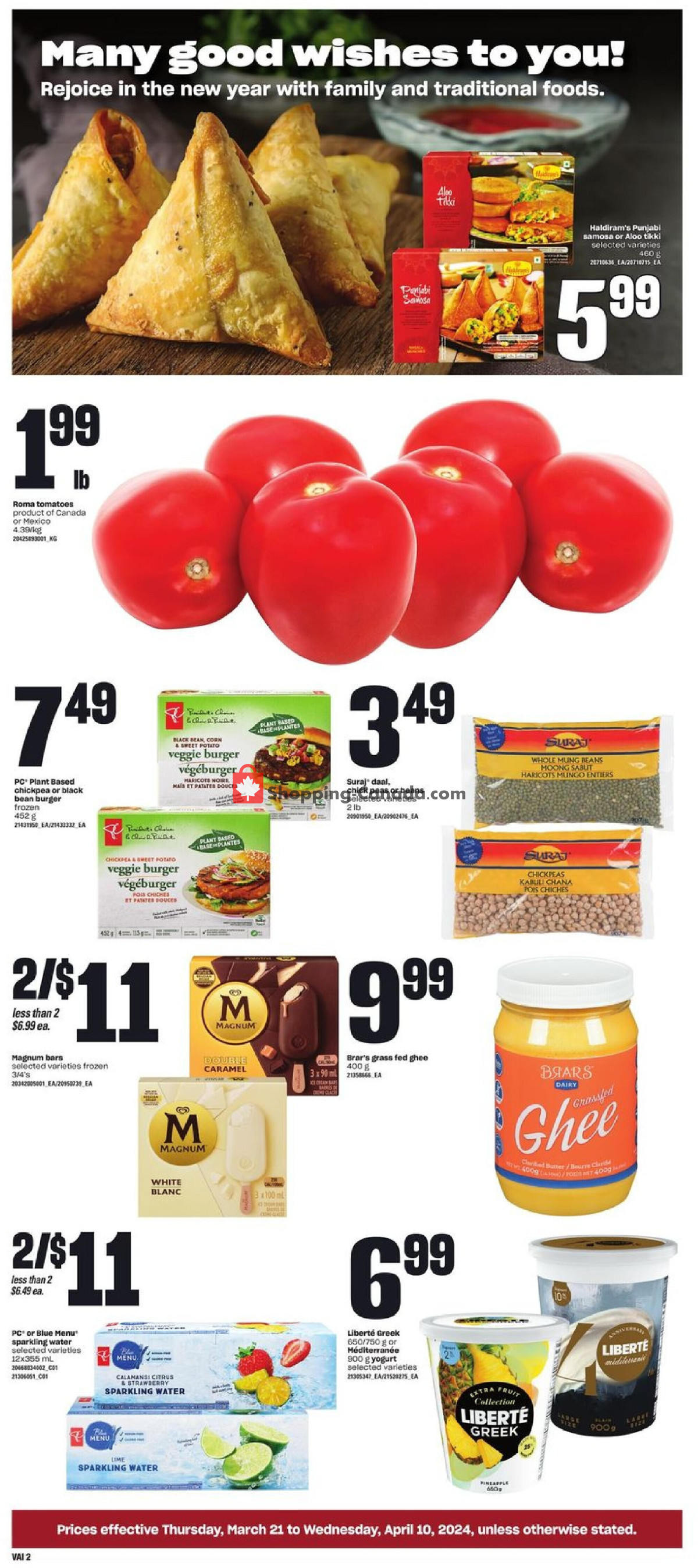 Atlantic Superstore flyer from Thursday March 21, 2024 to Wednesday April 10, 2024 - page 2