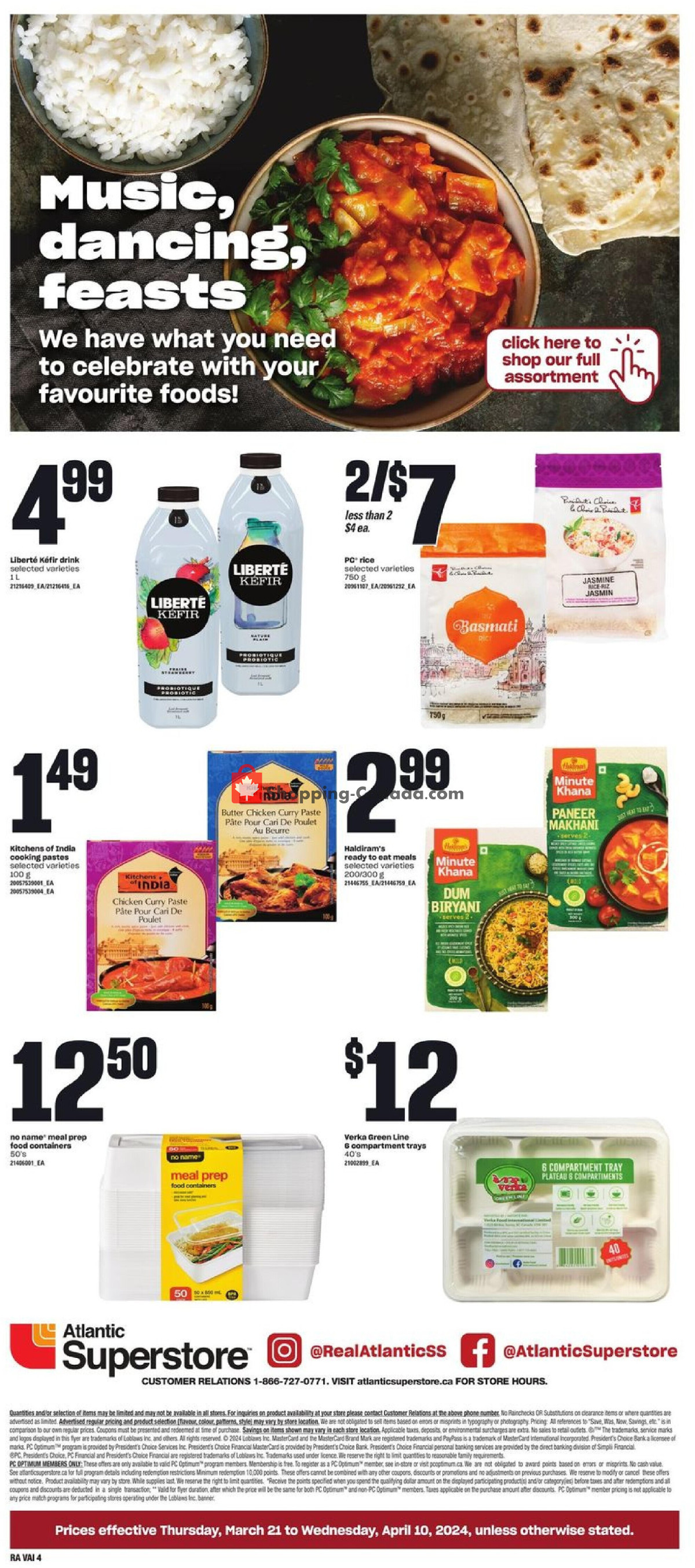 Atlantic Superstore flyer from Thursday March 21, 2024 to Wednesday April 10, 2024 - page 4