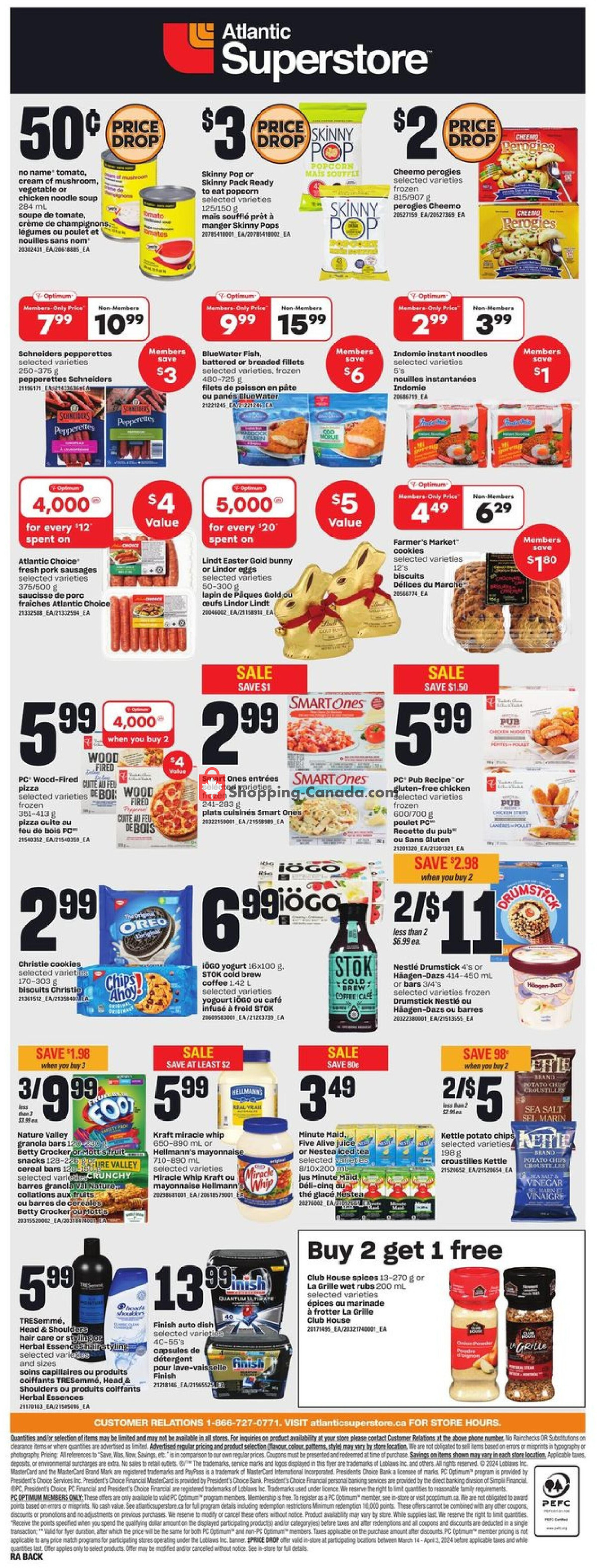 Atlantic Superstore flyer from Thursday March 14, 2024 to Wednesday March 20, 2024 - page 6