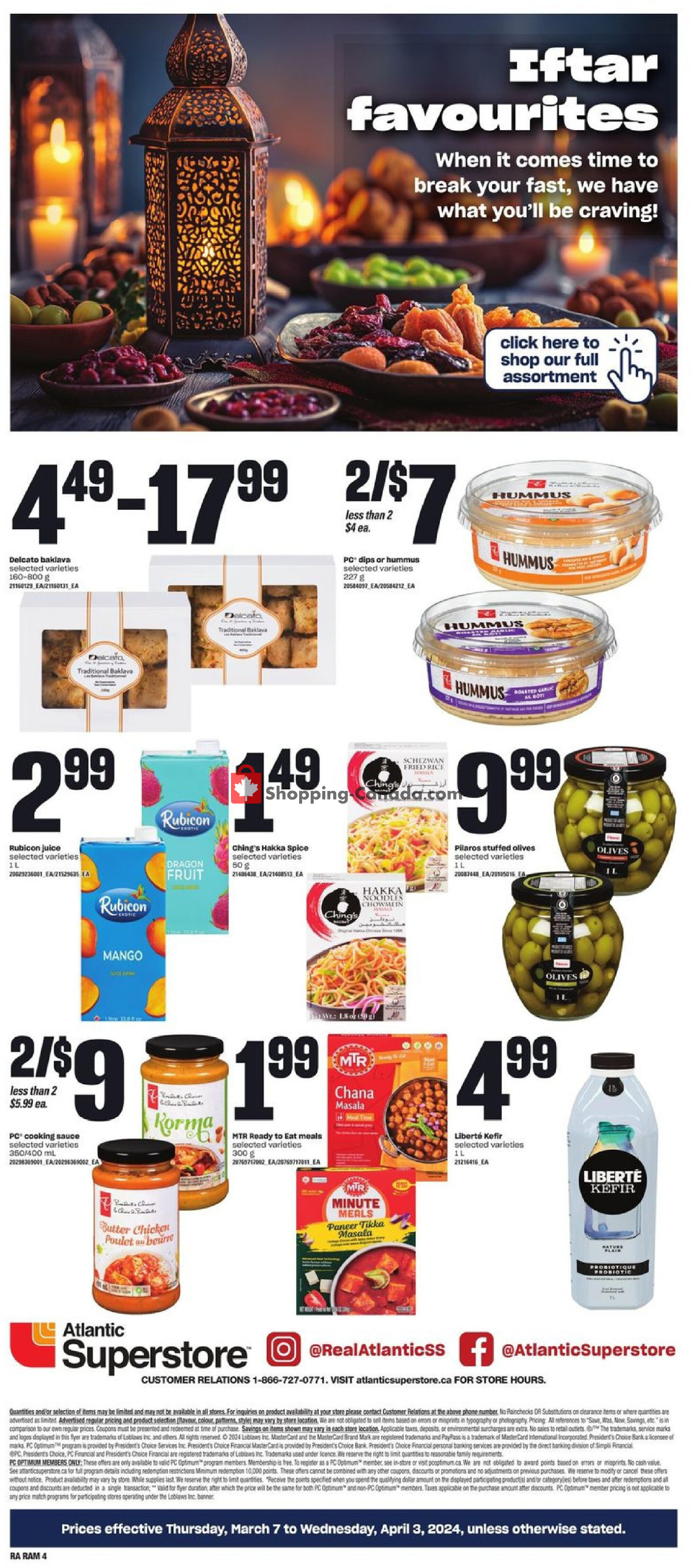 Atlantic Superstore flyer from Thursday March 7, 2024 to Wednesday April 3, 2024 - page 4