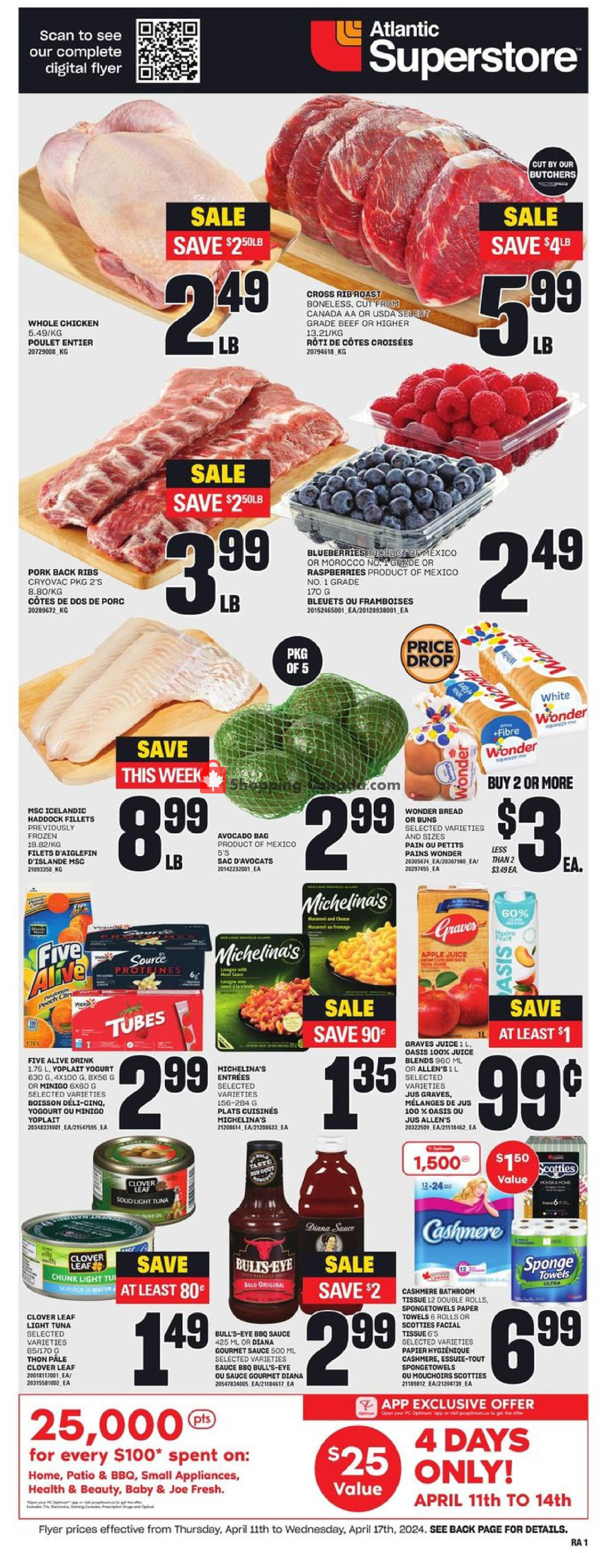 Atlantic Superstore flyer from Thursday April 11, 2024 to Wednesday April 17, 2024 - page 4