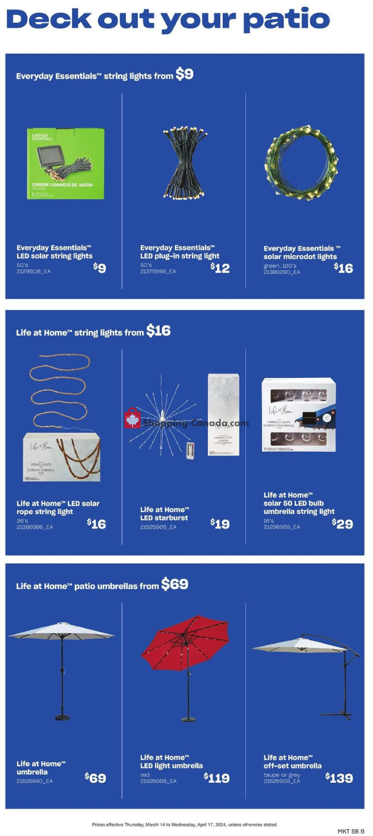 Atlantic Superstore flyer from Thursday March 14, 2024 to Wednesday April 17, 2024 - page 9