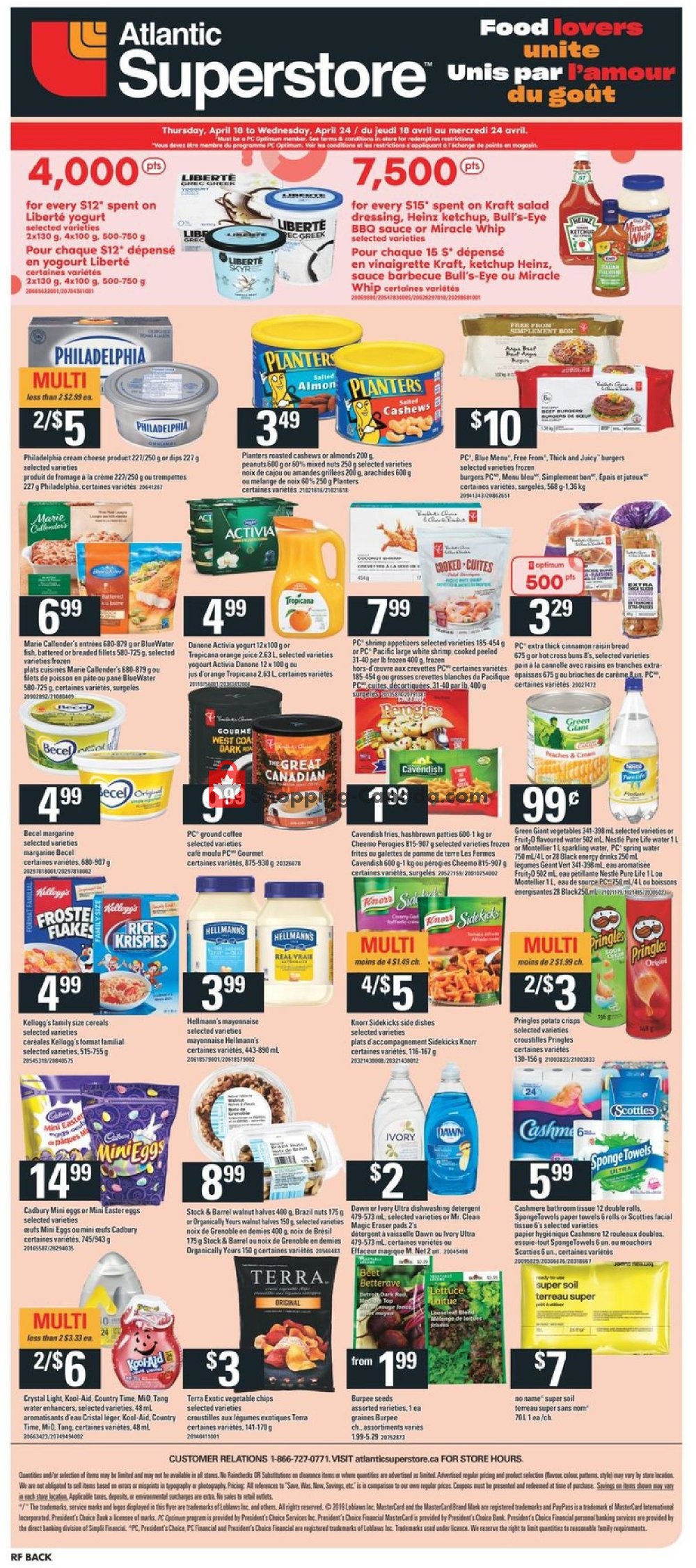 Atlantic Superstore flyer from Thursday April 18, 2019 to Wednesday April 24, 2019 - page 19