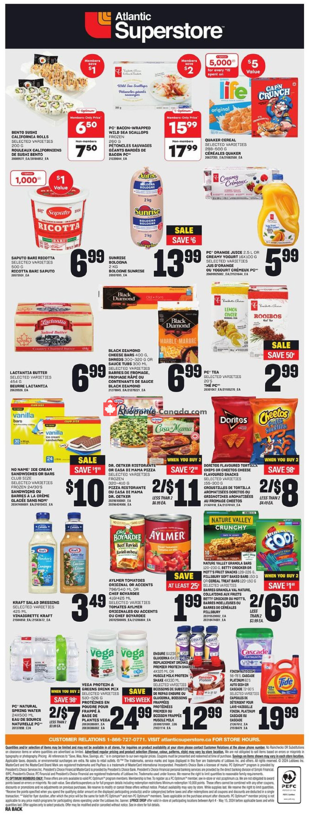 Atlantic Superstore flyer from Thursday April 25, 2024 to Wednesday May 1, 2024 - page 6