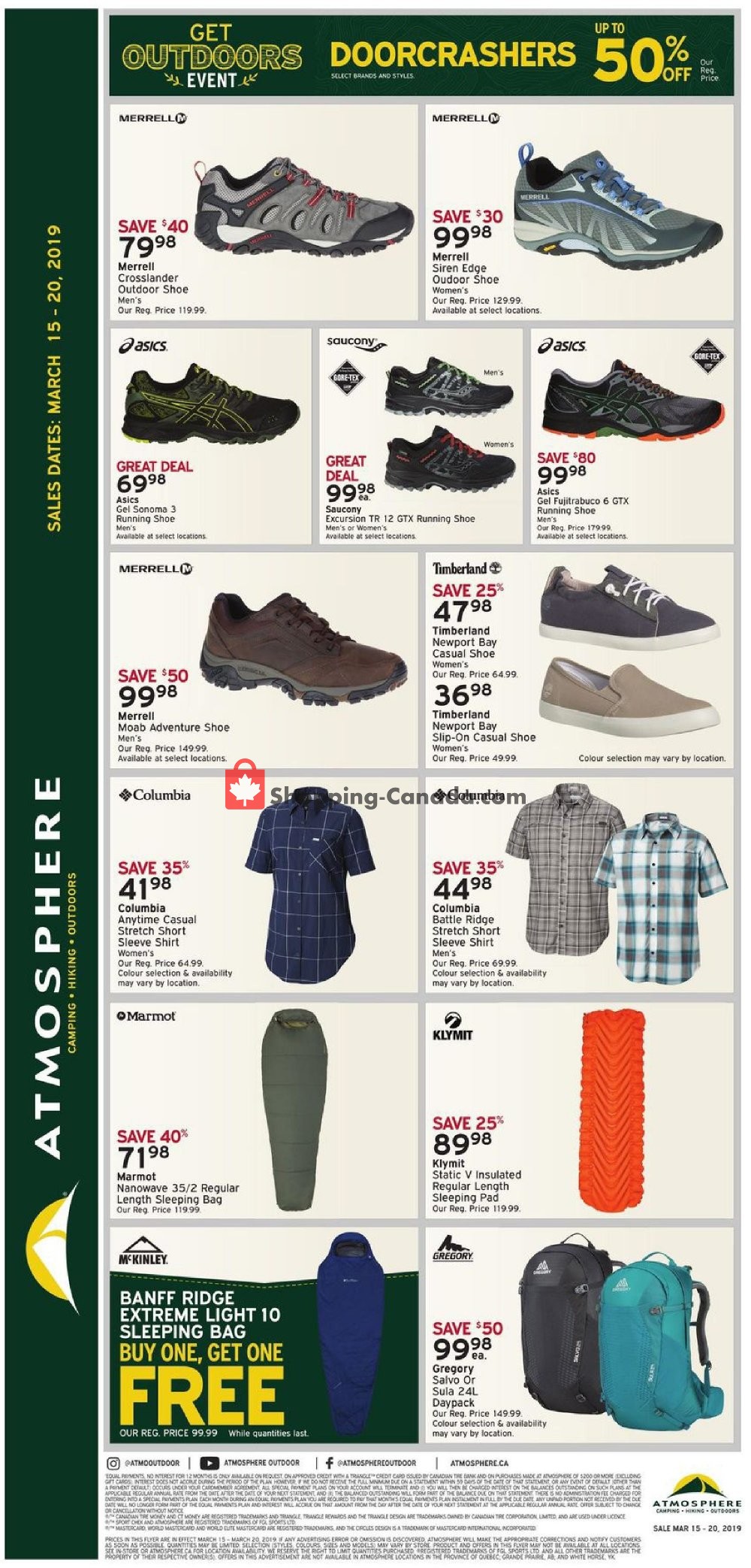Atmosphere flyer from Friday March 15, 2019 to Wednesday March 20, 2019 - page 2