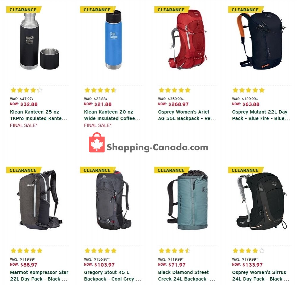 atmosphere gregory backpack