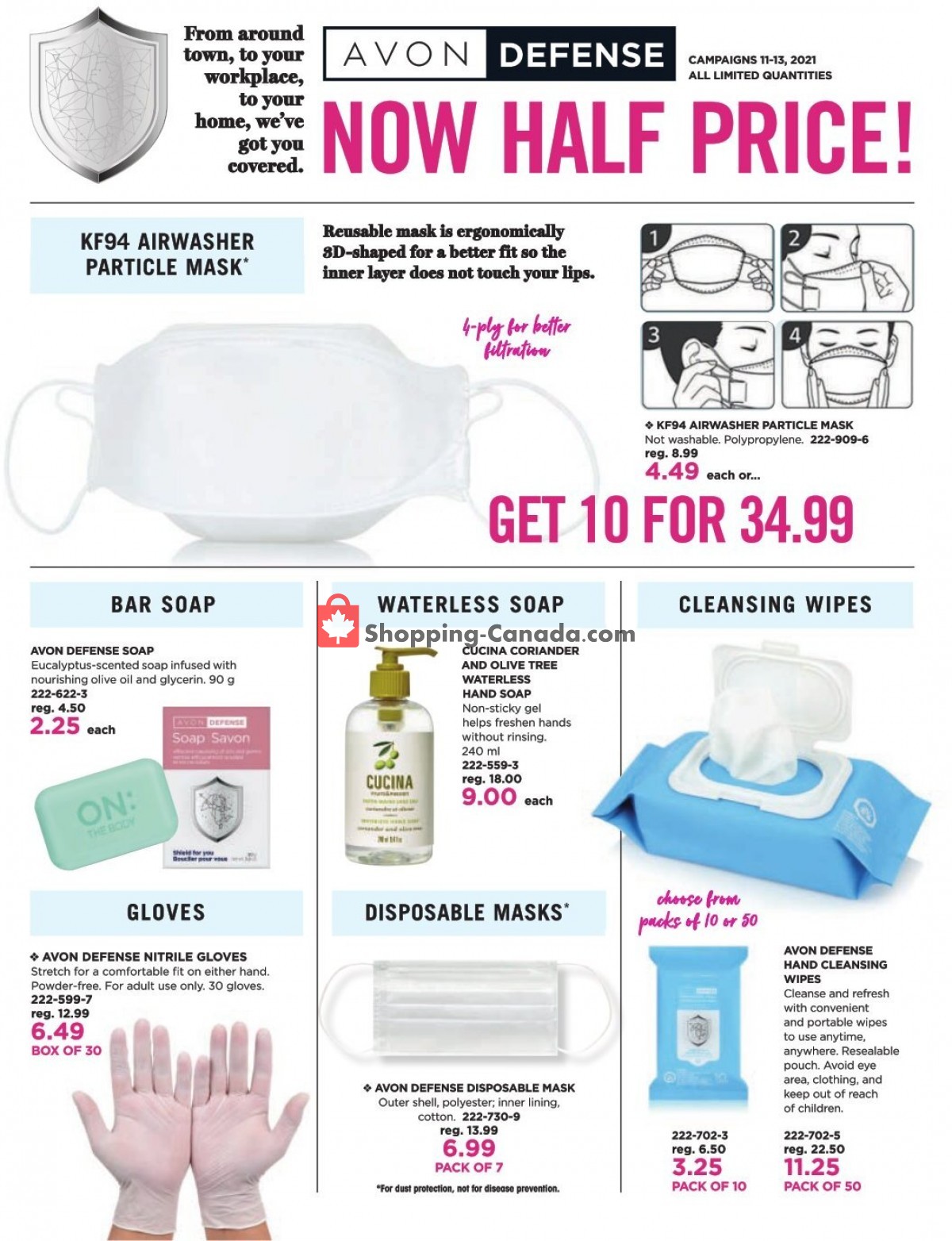 Avon flyer from Saturday May 1, 2021 to Wednesday June 30, 2021 - page 1