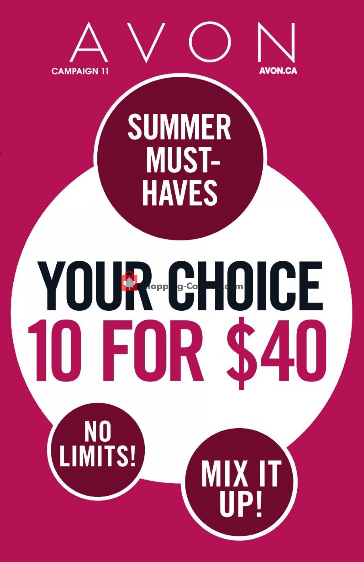 Avon flyer from Saturday May 1, 2021 to Monday May 31, 2021 - page 1
