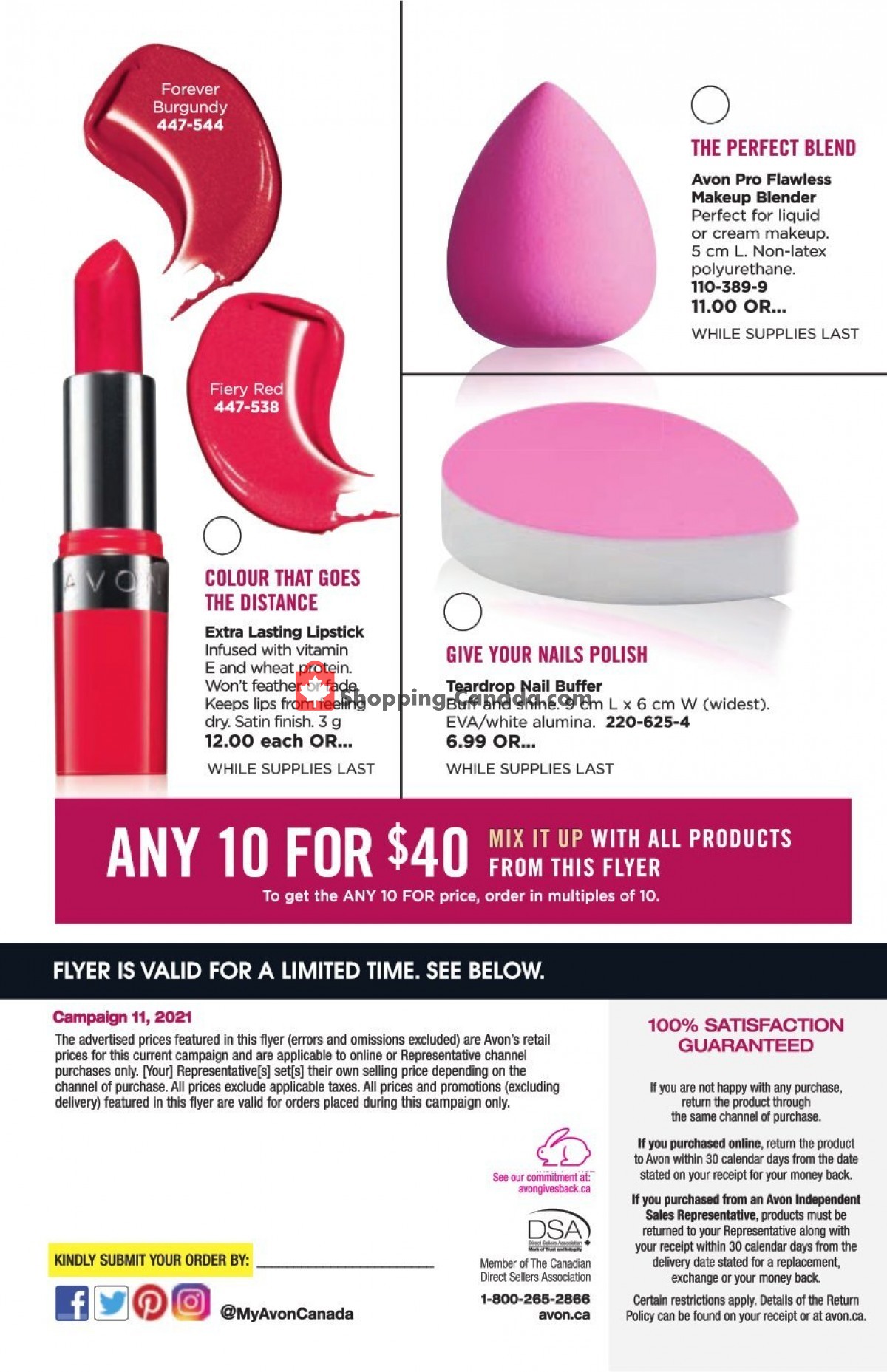 Avon flyer from Saturday May 1, 2021 to Monday May 31, 2021 - page 4