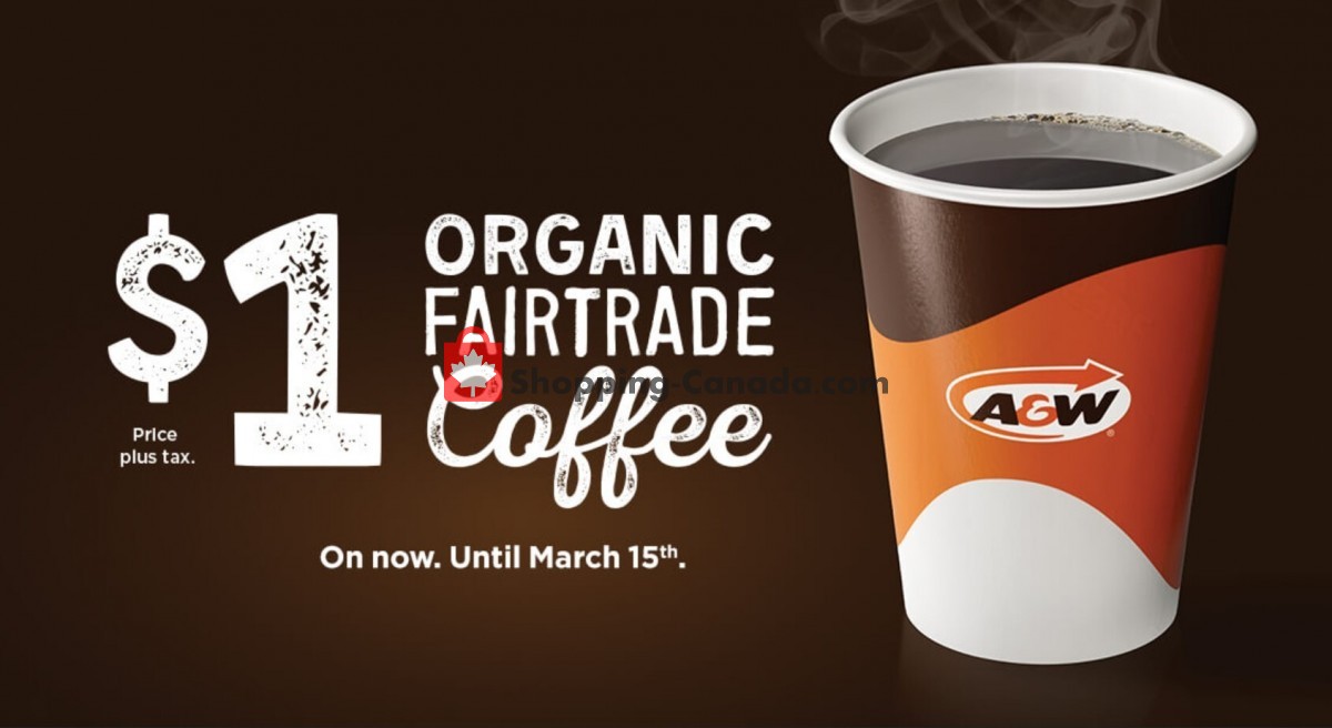 A&W flyer from Saturday January 1, 2022 to Tuesday March 15, 2022 - page 1