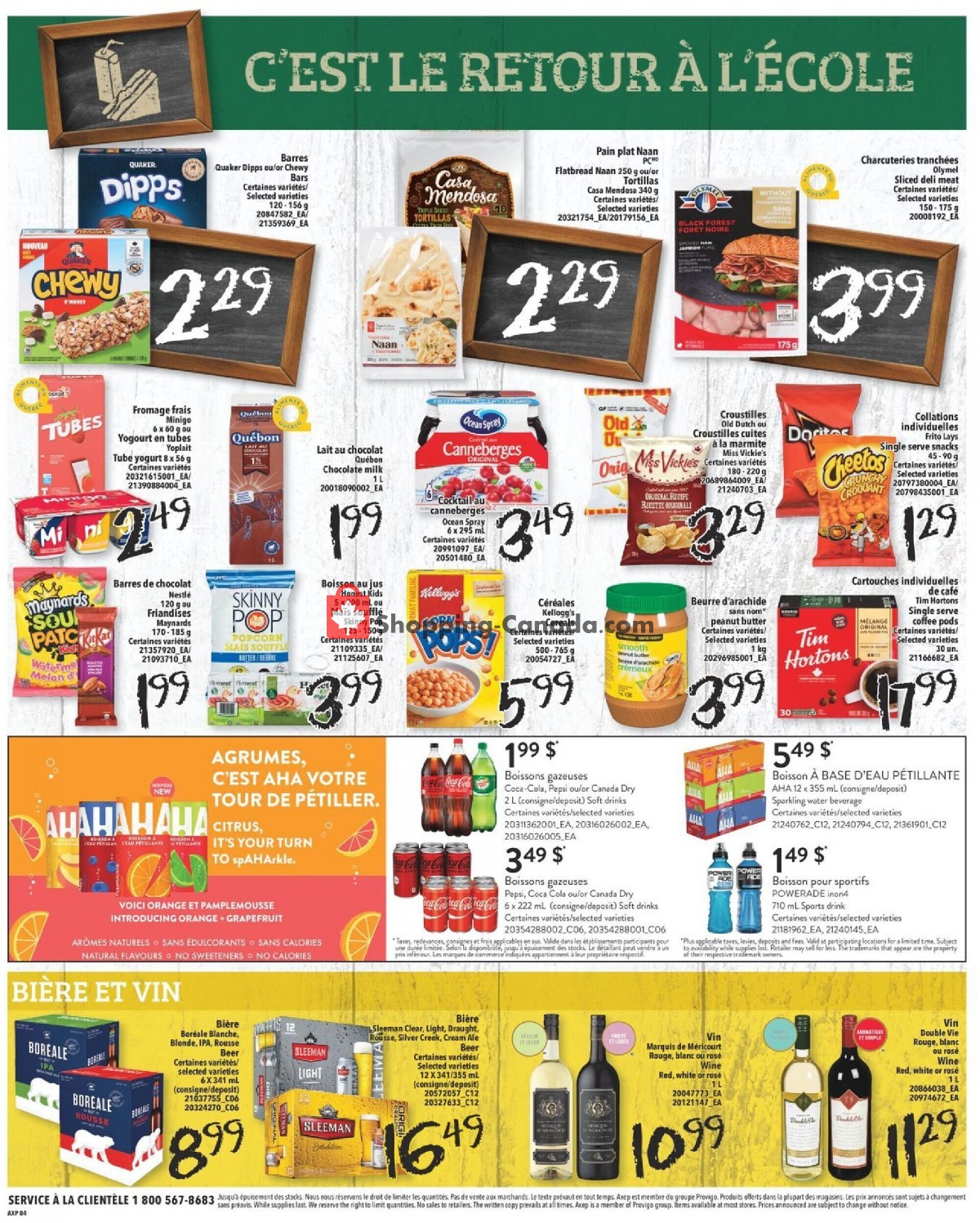 Axep flyer from Thursday September 9, 2021 to Wednesday September 15, 2021 - page 4