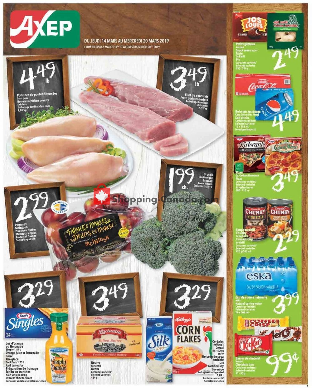Axep flyer from Thursday March 14, 2019 to Wednesday March 20, 2019 - page 1
