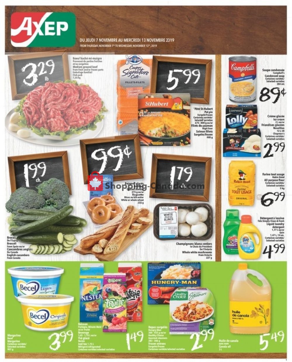 Axep flyer from Thursday November 7, 2019 to Wednesday November 13, 2019 - page 1