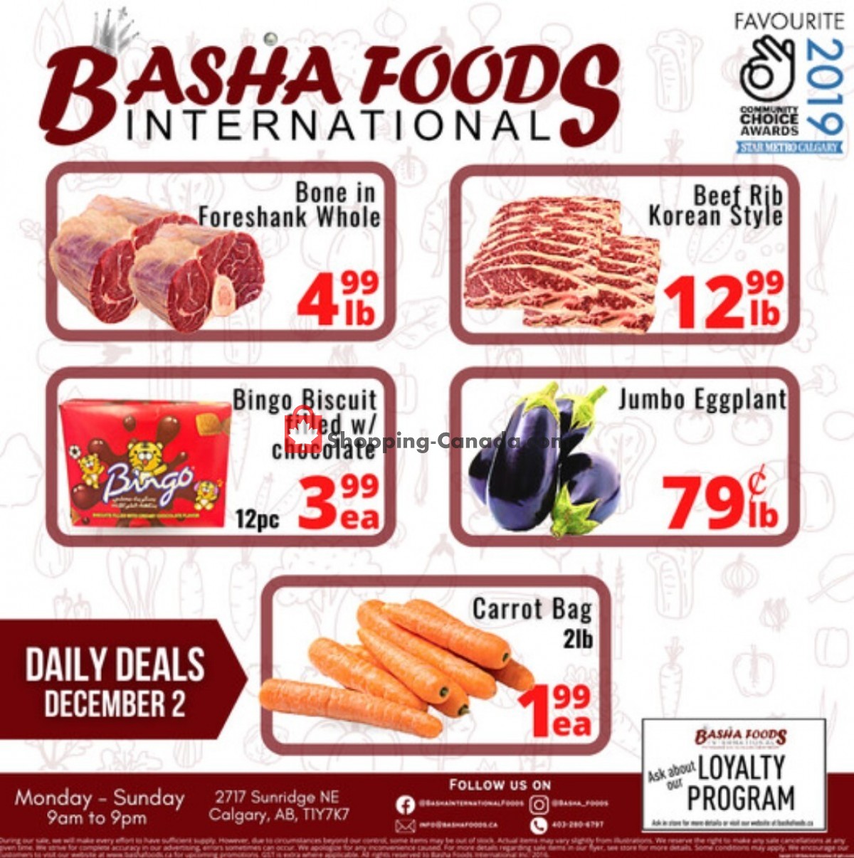 Basha Foods International flyer from Thursday December 2, 2021 to Thursday December 2, 2021 - page 1