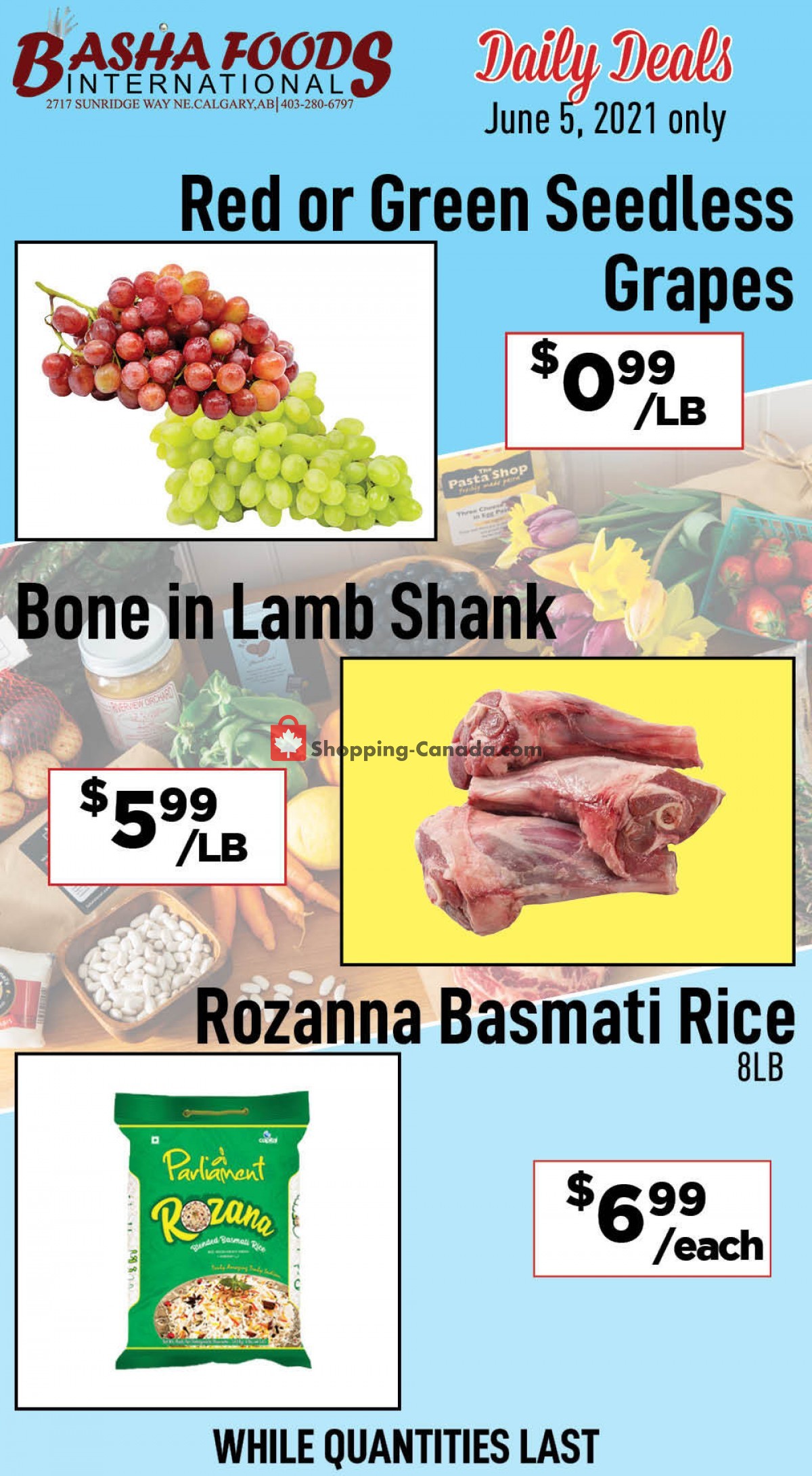 Basha Foods International flyer from Saturday June 5, 2021 to Saturday June 5, 2021 - page 1
