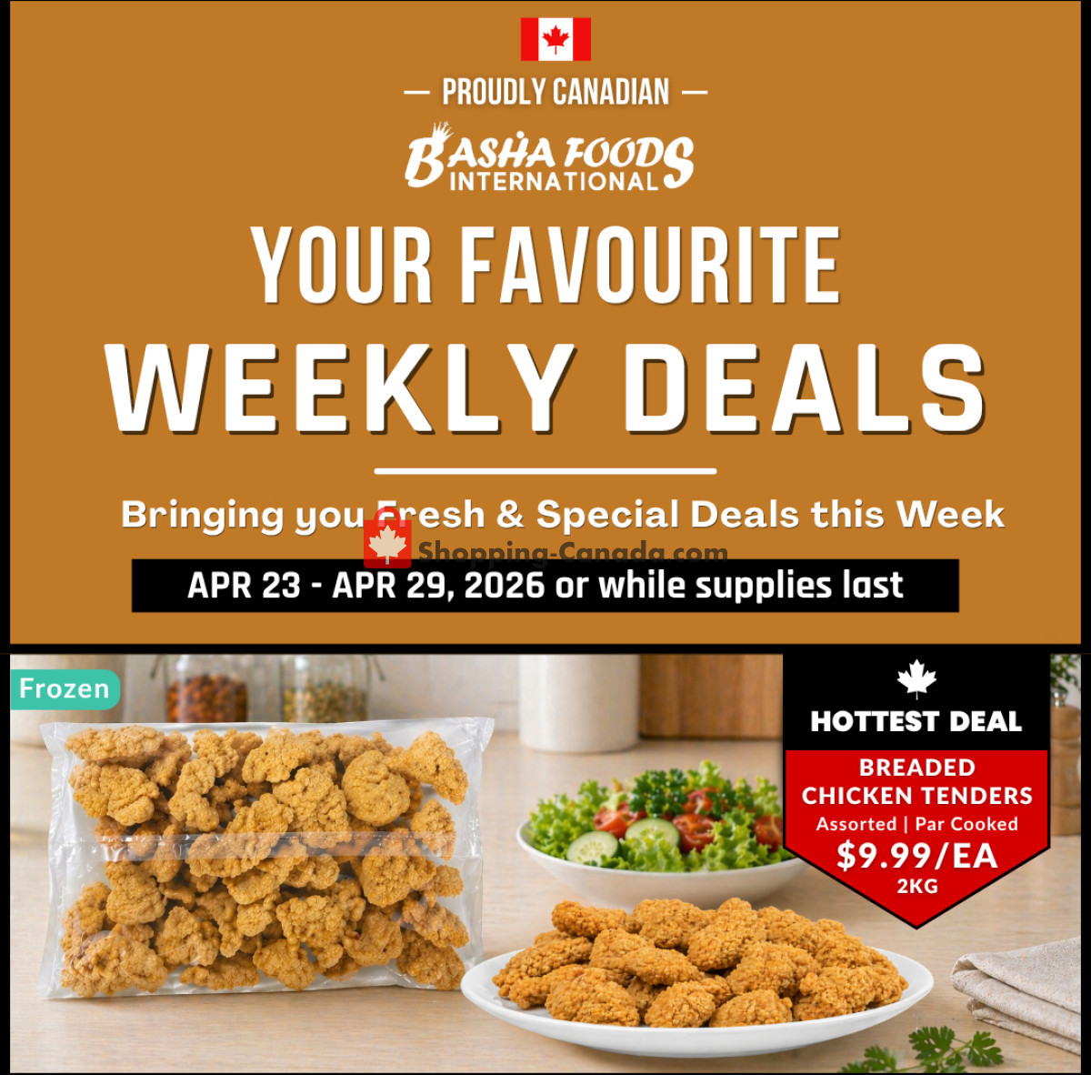 Basha Foods International flyer from Thursday April 23, 2026 to Wednesday April 29, 2026 - page 1