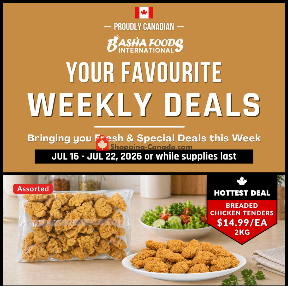 Basha Foods International flyer from Thursday July 16, 2026 to Wednesday July 22, 2026 - page 1