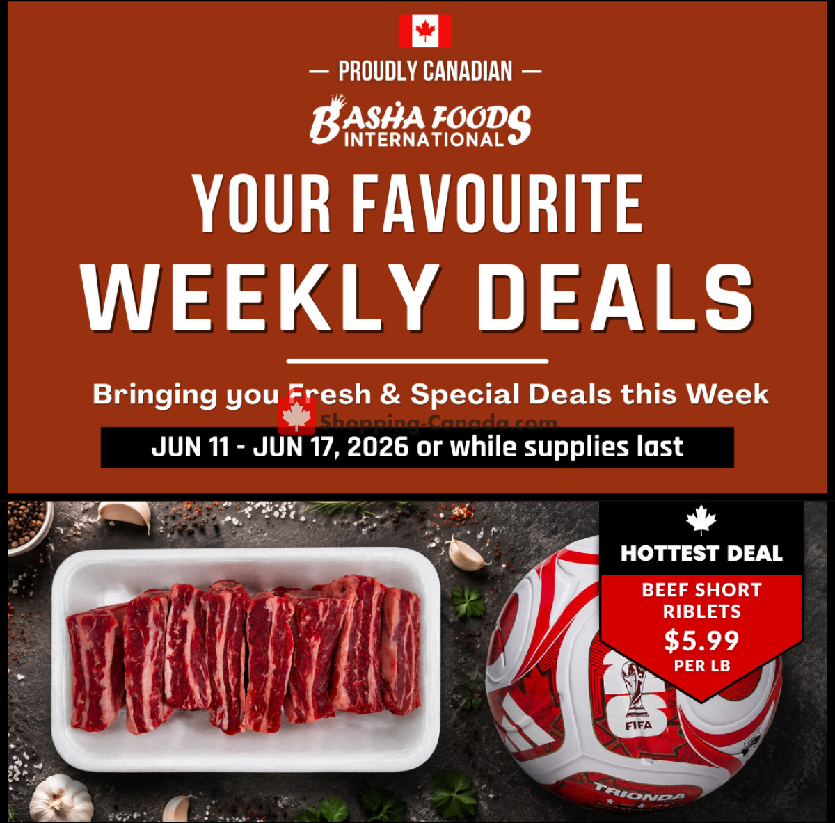 Basha Foods International flyer from Thursday June 11, 2026 to Wednesday June 17, 2026 - page 1