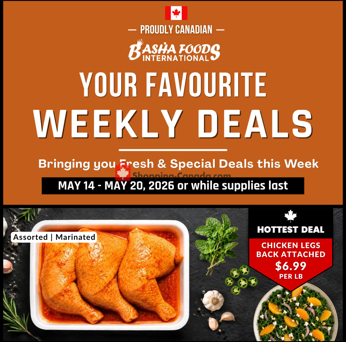 Basha Foods International flyer from Thursday May 14, 2026 to Wednesday May 20, 2026 - page 1